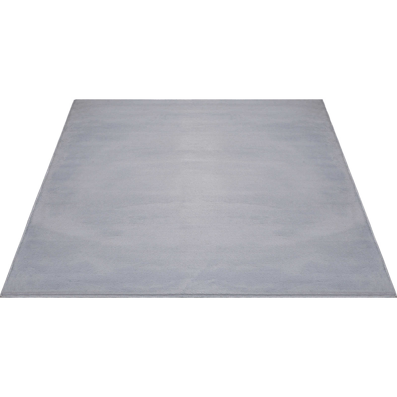 Confortevole tappeto a pelo alto in morbido grigio - 340 x 240 cm
