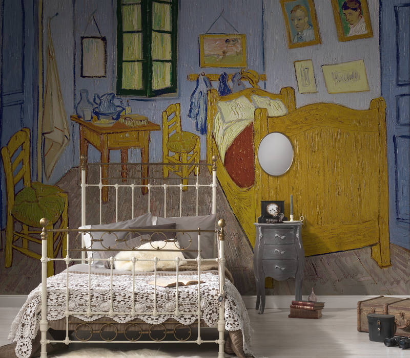             Vincent van Gogh "Vincent's bedroom in Arles" mural
        