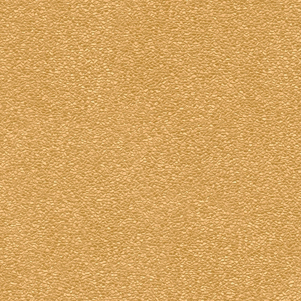             Gouden behang non-woven met nugget structuur patroon
        