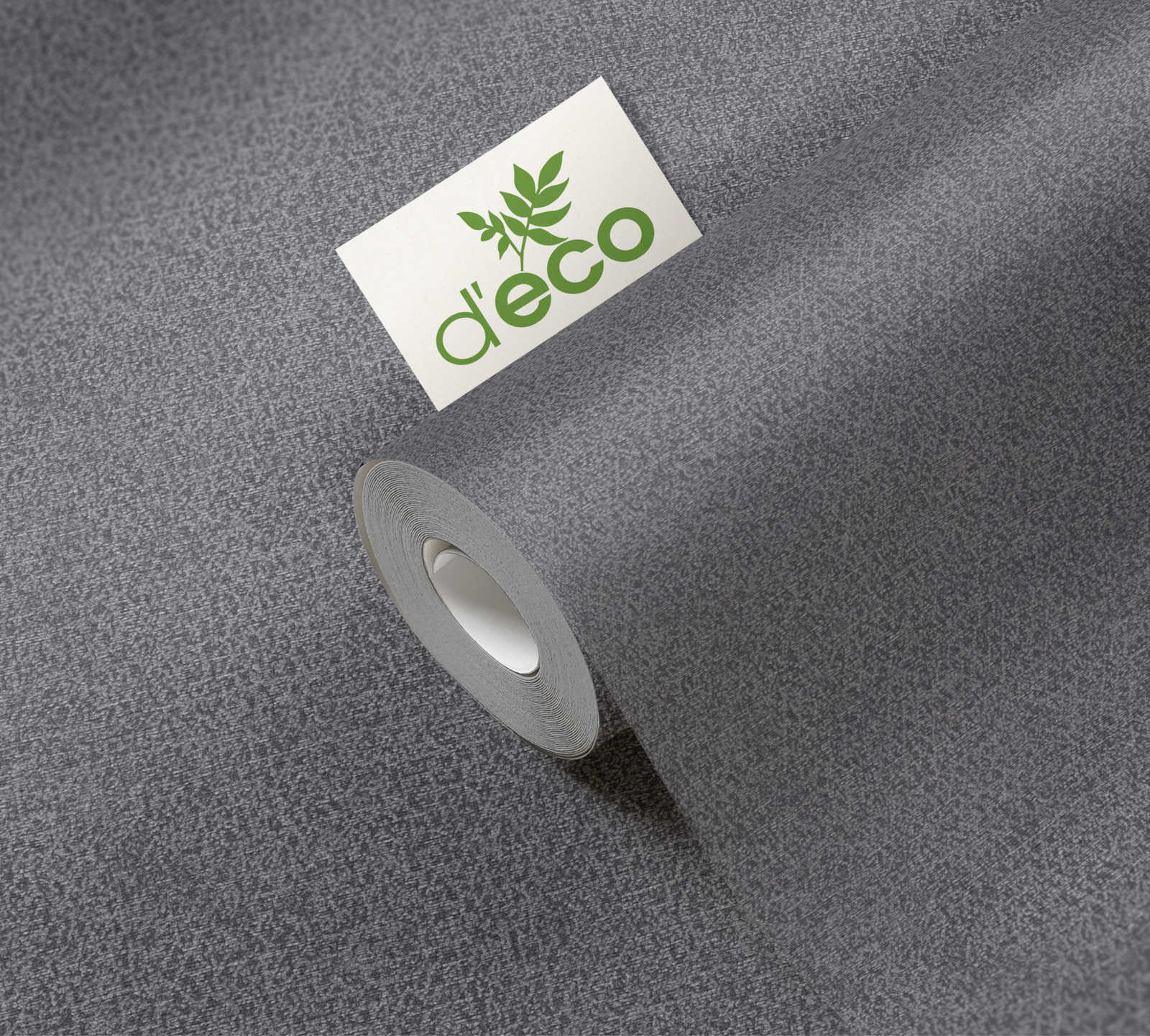             Papel pintado no tejido sin PVC con motivo brillante - negro, plata
        