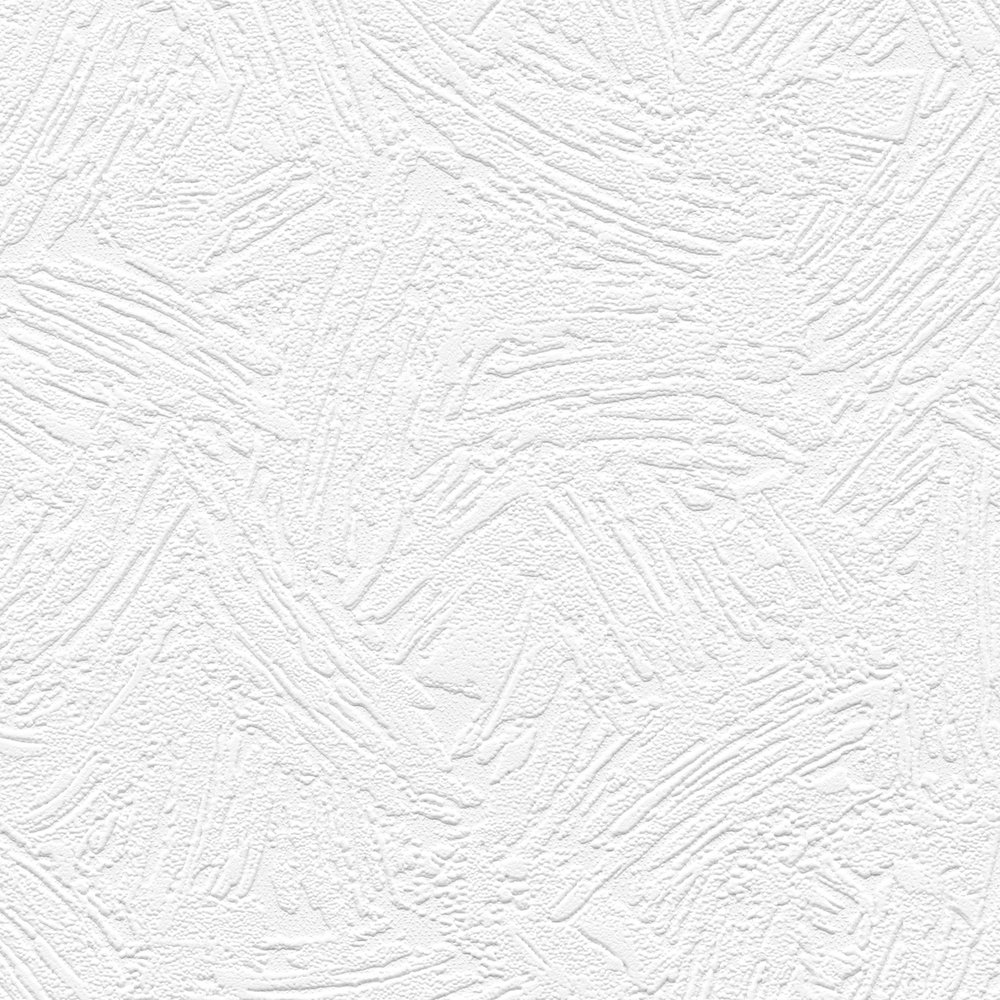             Papierbehang decor gips met structuurpatroon - wit
        