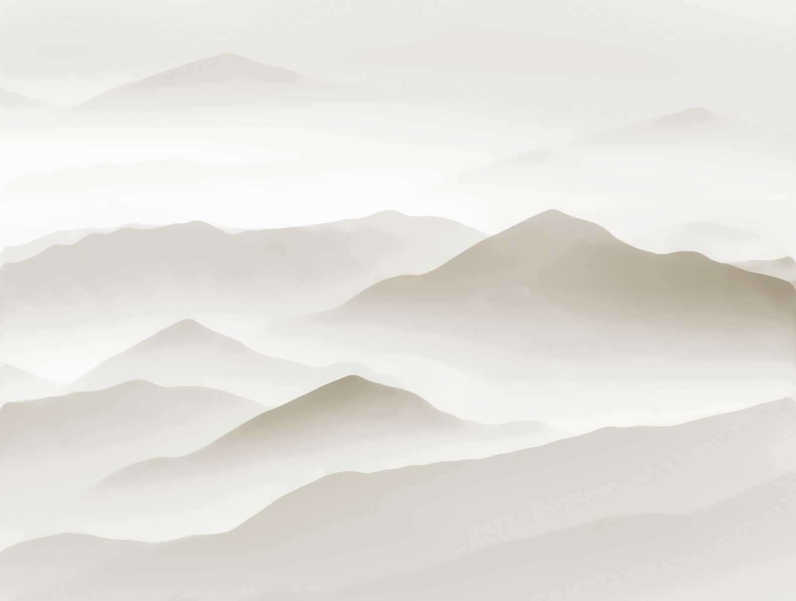             Nouveauté papier peint - papier peint à motifs Greige avec design de dunes
        