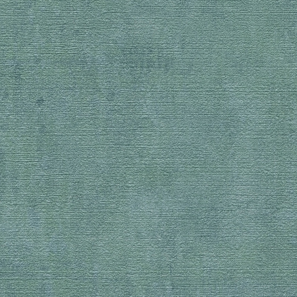             Effen behang petrol gevlekte groene accenten - Blauw, Groen
        