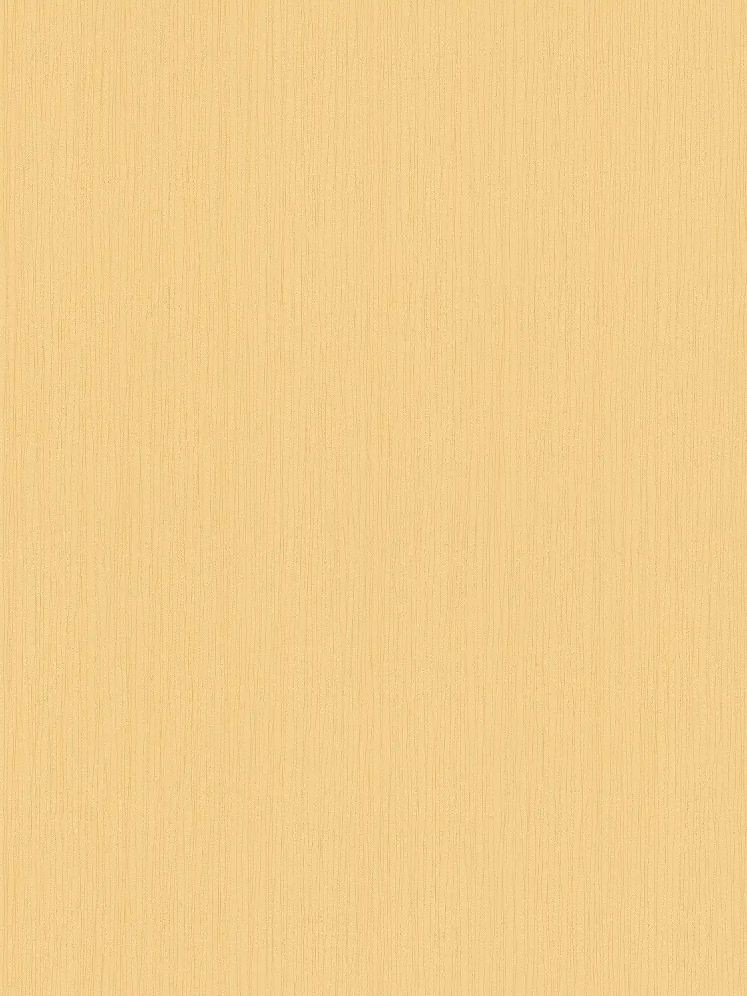 Plain wallpaper in sunny yellow with lines structure - yellow
