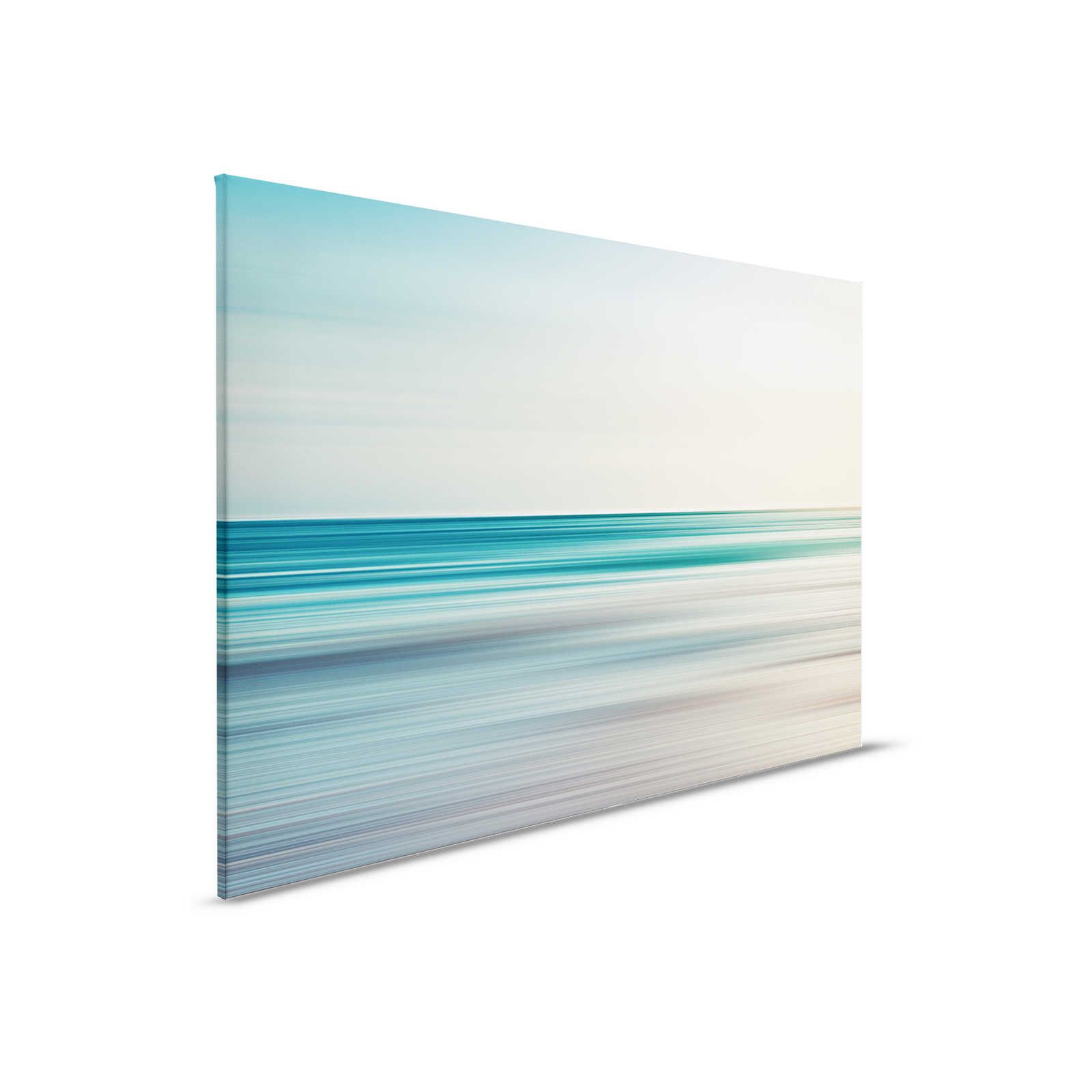         Horizon 1 - Canvas painting abstract landscape in blue - 0,90 m x 0,60 m
    