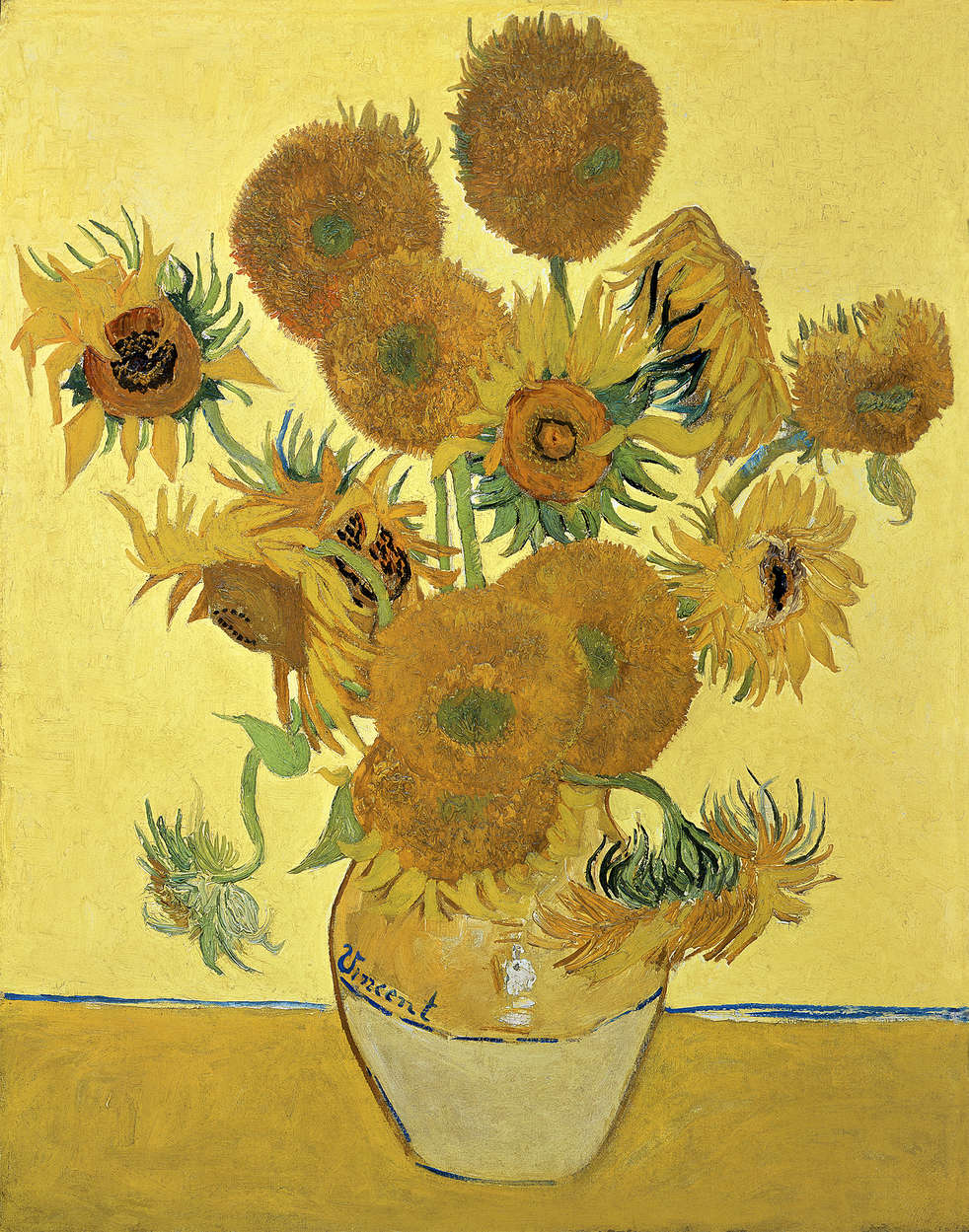             Mural "Girasoles" de Vincent van Gogh
        