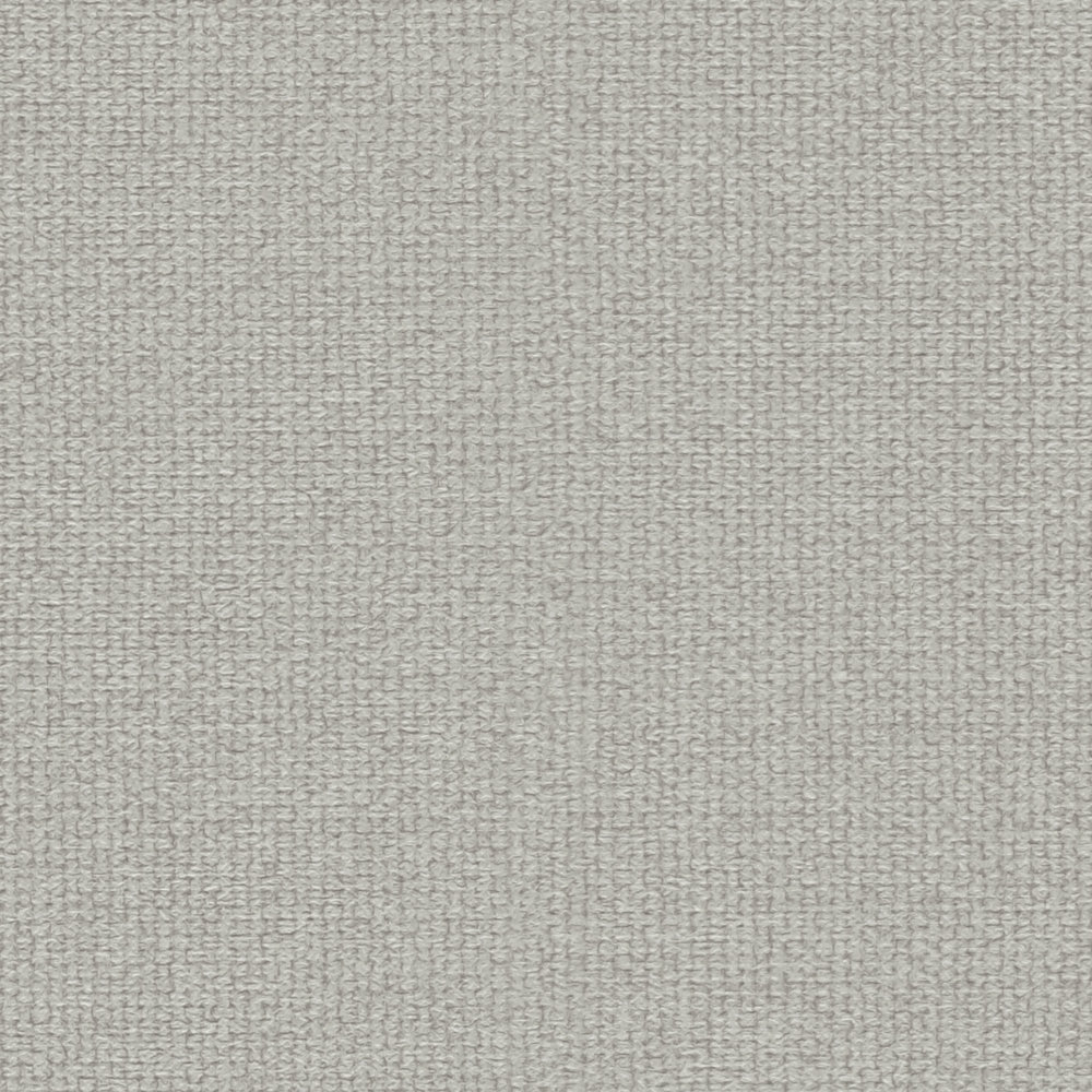             Papier peint intissé aspect lin avec détails structurés, uni - gris, beige
        