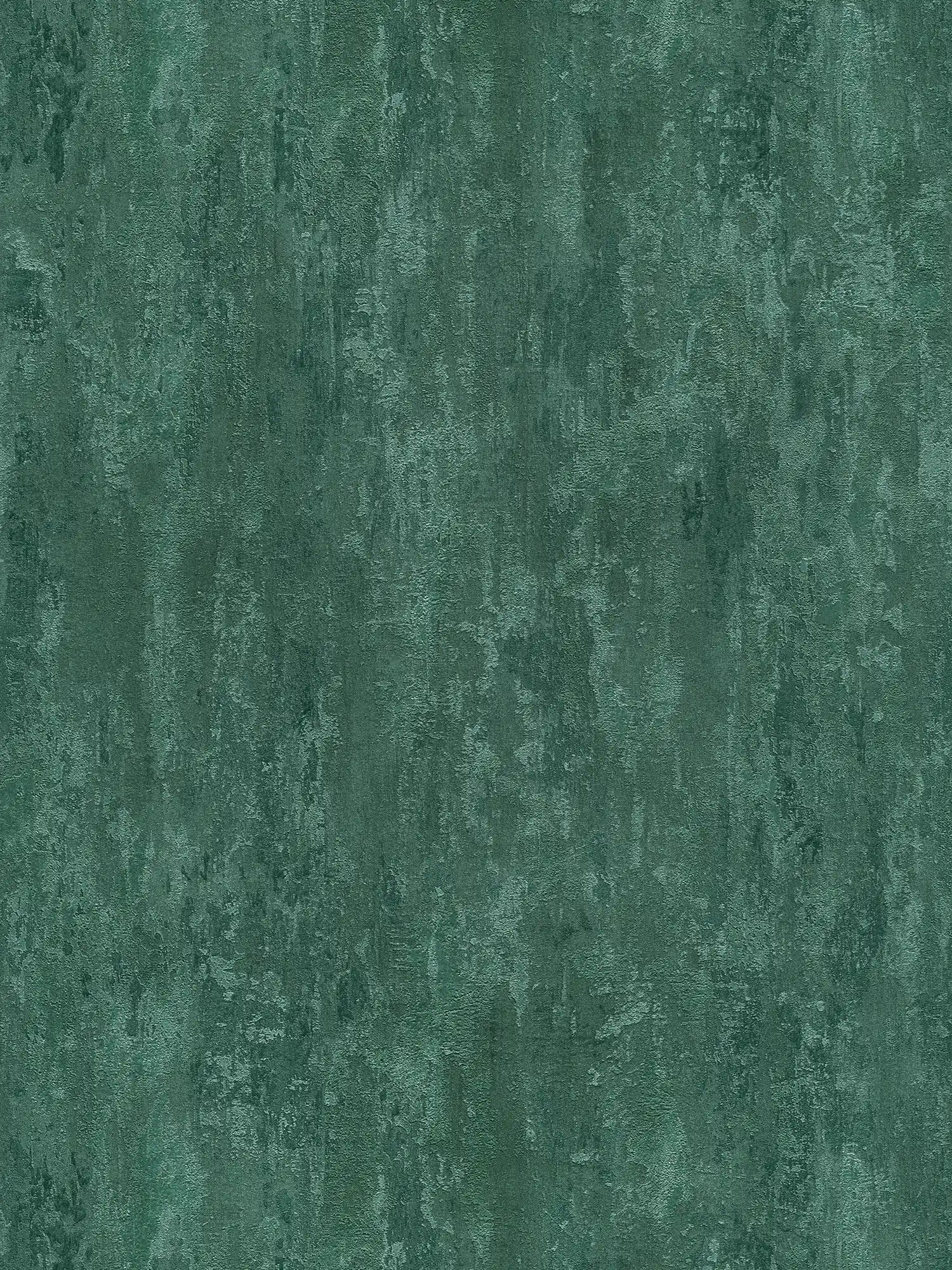         behangpapier industriële stijl met textuureffect - groen, metallic
    