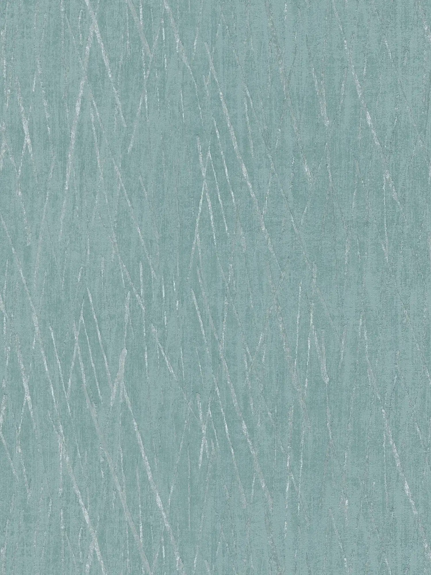 Textured wallpaper with metallic colours - blue, green, silver
