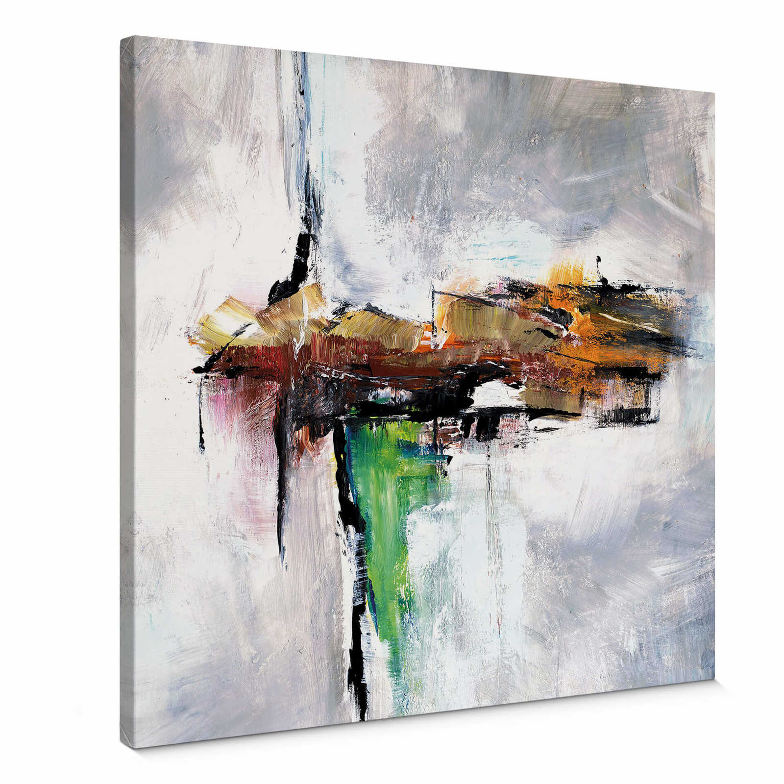         Square Canvas print abstract painting by Niksic
    