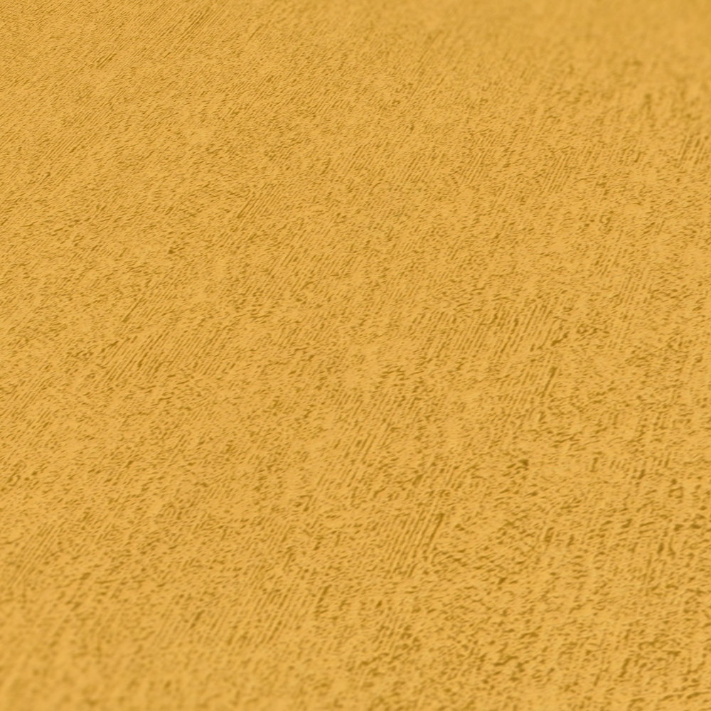             Papier peint uni avec structure aspect mat & lisse - jaune
        
