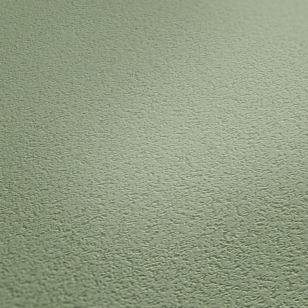             Papel pintado unitario con estructura de superficie fina - verde
        