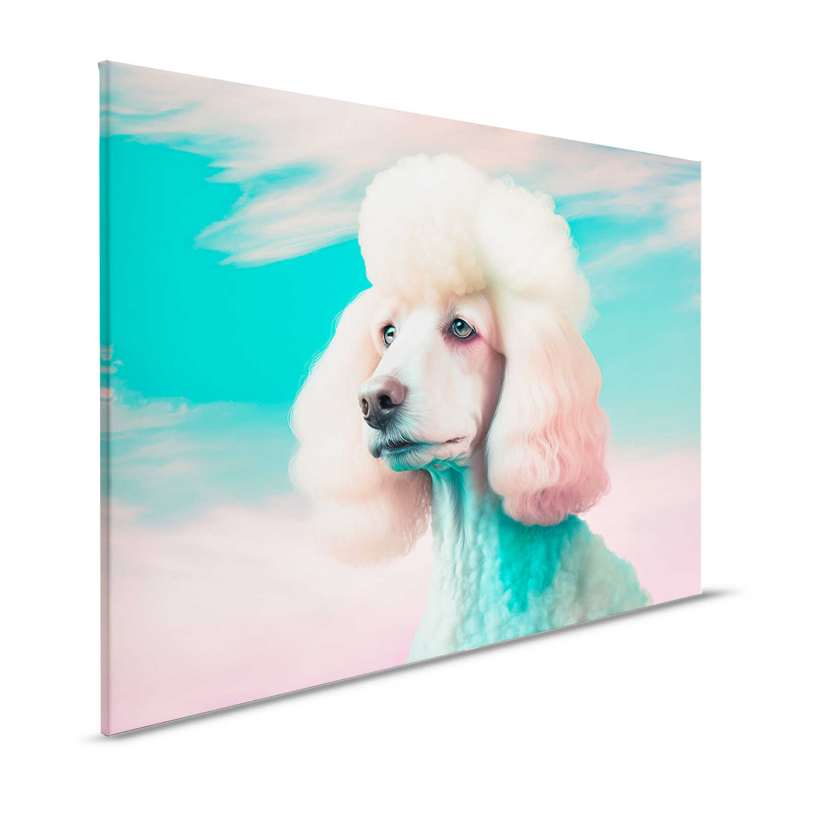 KI Canvas schilderij »rainbow dog« - 120 cm x 80 cm
