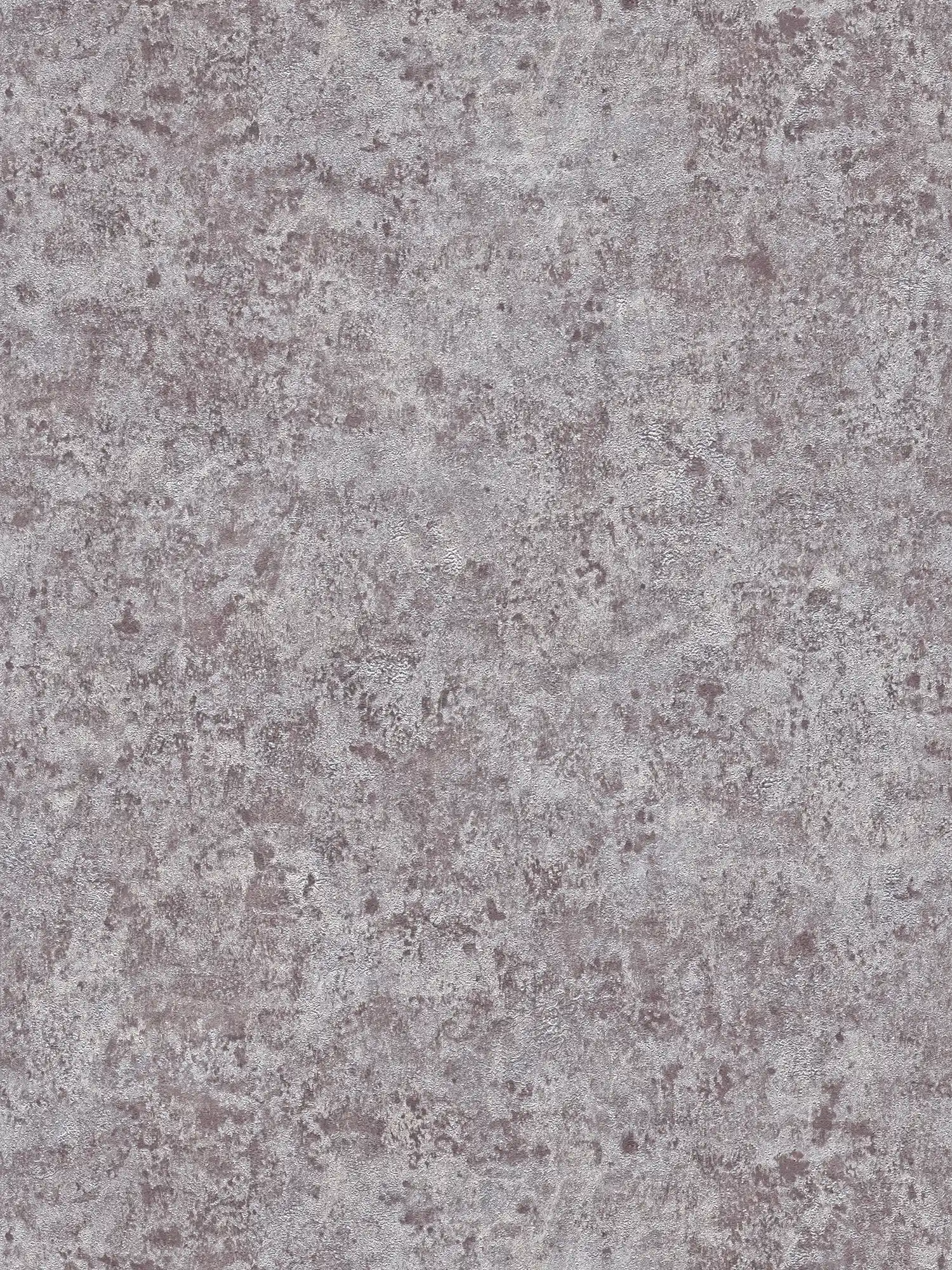 Papel pintado no tejido con efecto metálico brillante - gris, plata, marrón
