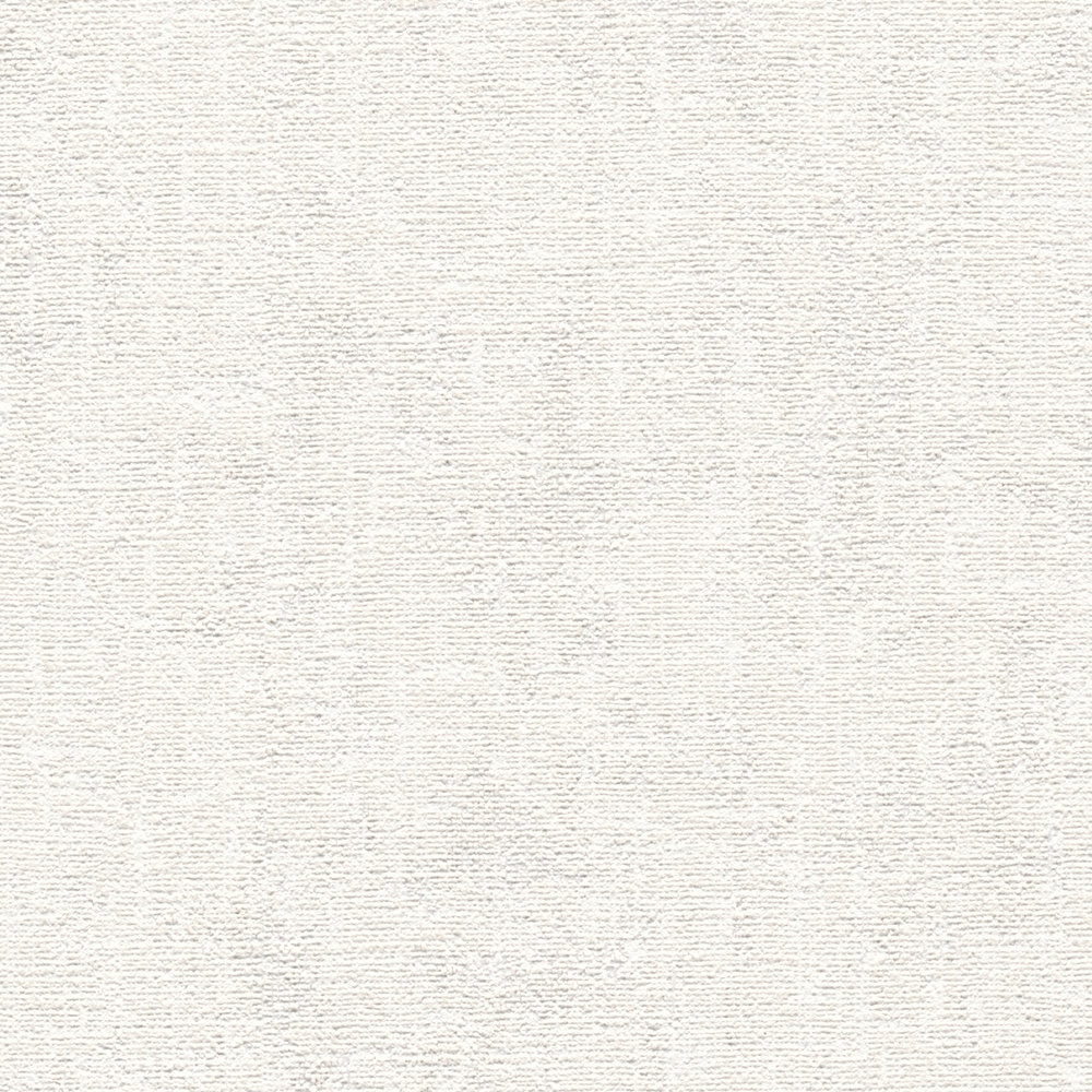             Papier peint uni chiné avec aspect textile - crème
        