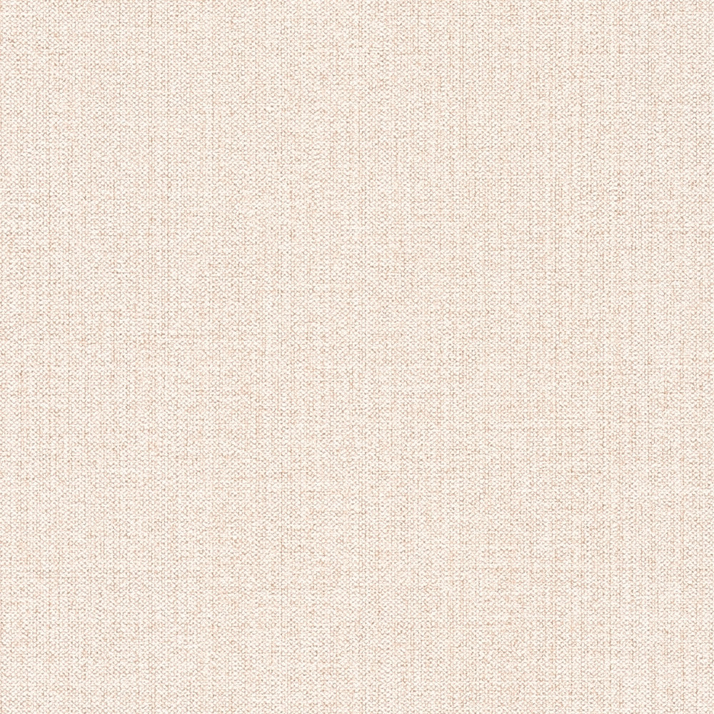             Papel pintado de estilo rústico con aspecto de lino y textura - beige
        
