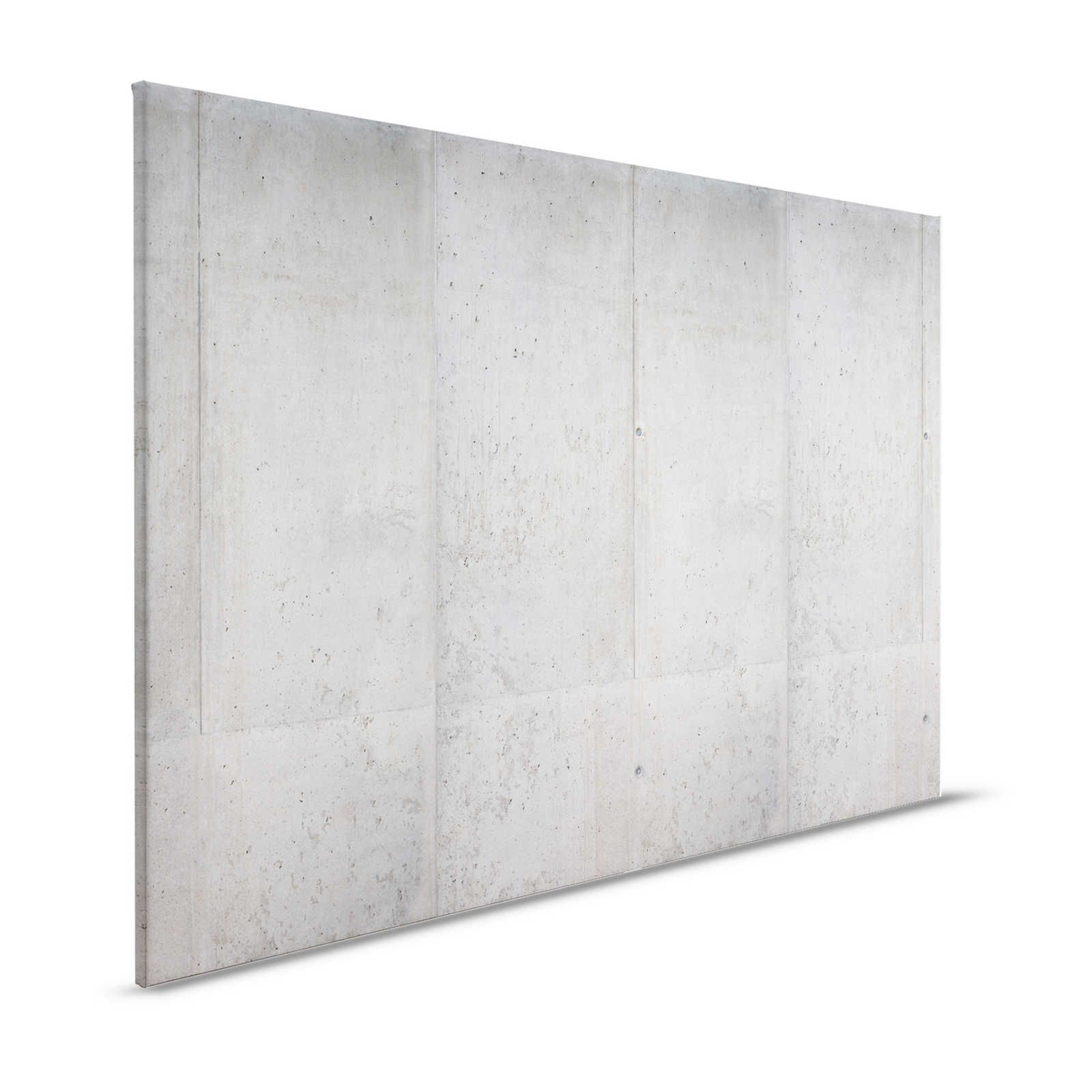 Pittura su tela di cemento Stile industriale Parete di cemento a vista - 1,20 m x 0,80 m
