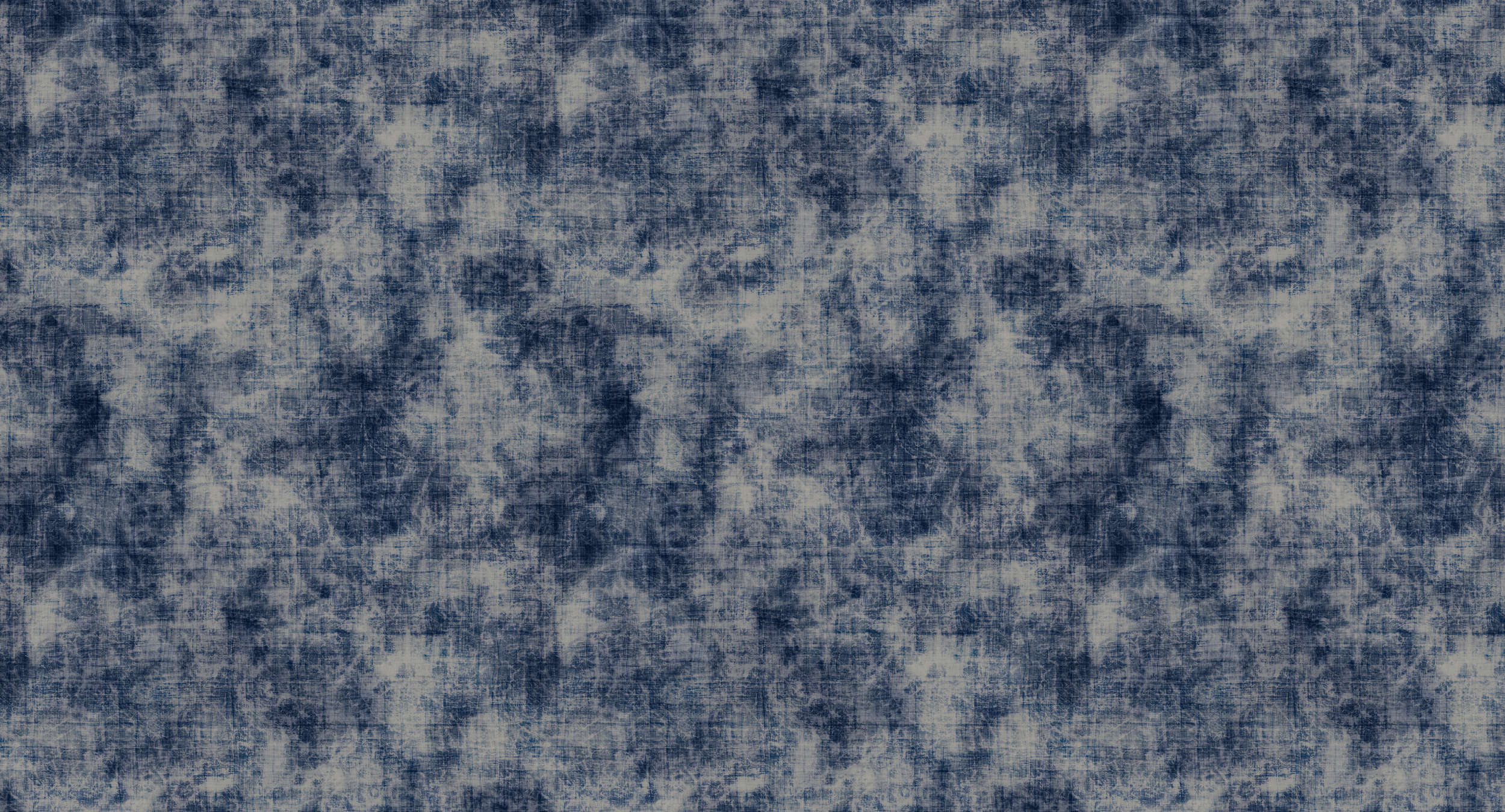             Photo wallpaper batik pattern & textile look - blue, white
        