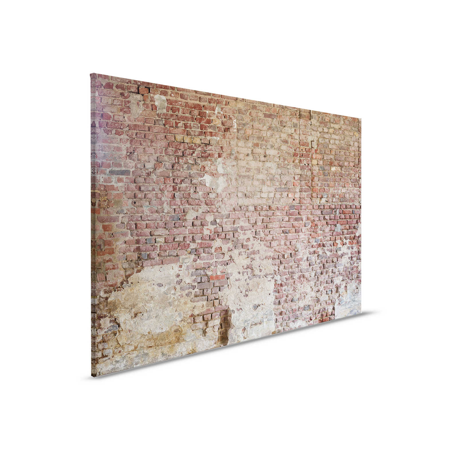         Vintage Style Brick Wall Canvas Painting - 0.90 m x 0.60 m
    