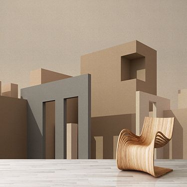 3D architecture photo wallpaper 