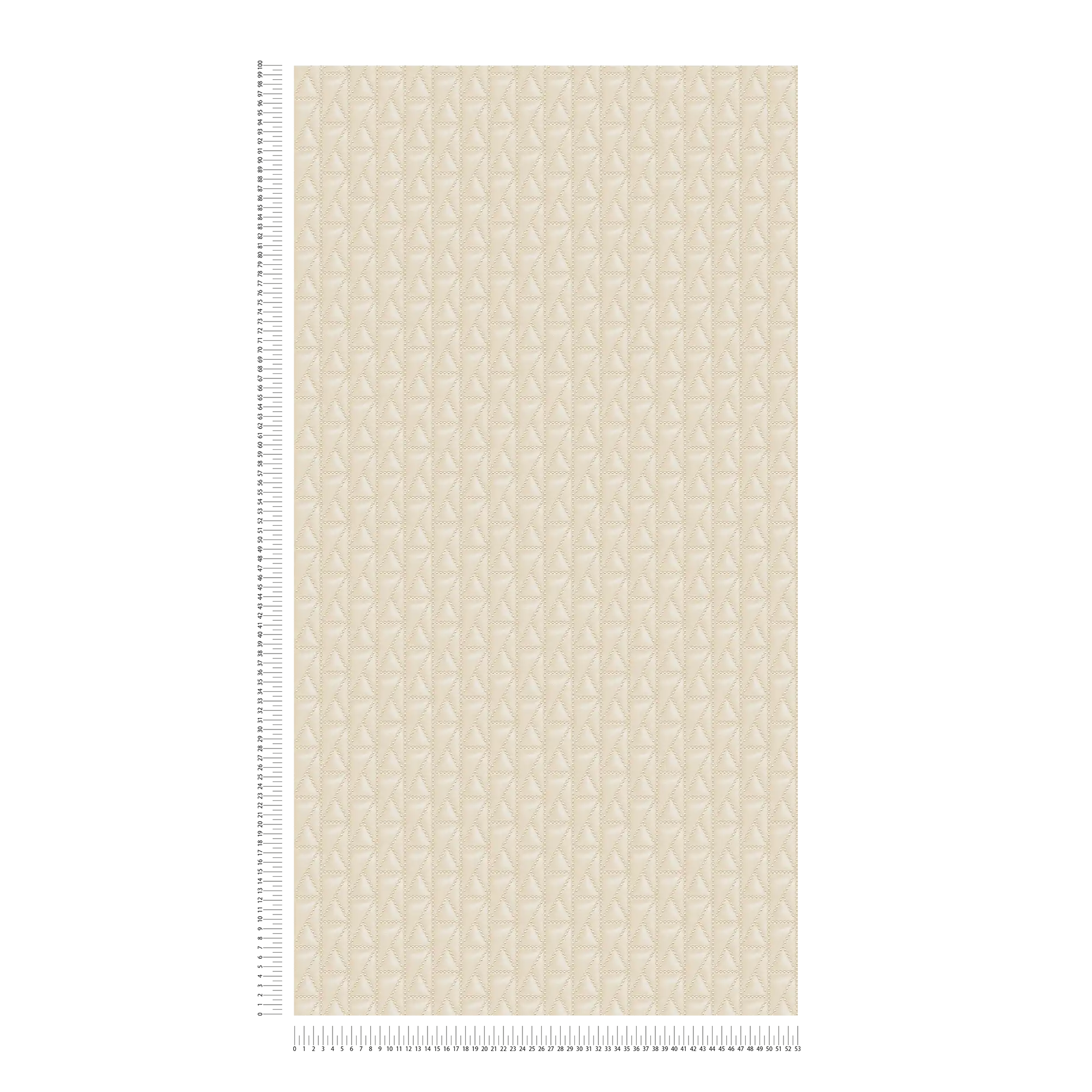             Karl LAGERFELD behangpapier Kuilted Bag Design - Beige, Cream
        