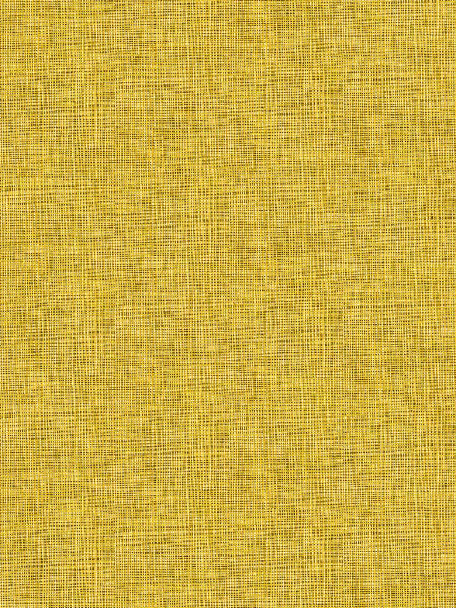 Papier peint uni aspect textile avec détails argentés & gris - jaune, gris, argenté
