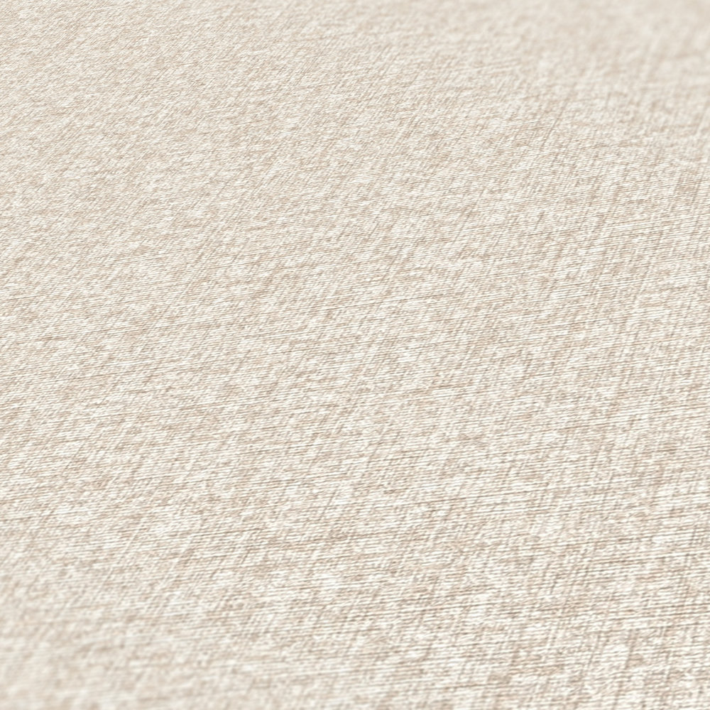             Papel pintado de tejido-no-tejido de aspecto liso con estructura ligera, mate - topo, beige, gris
        