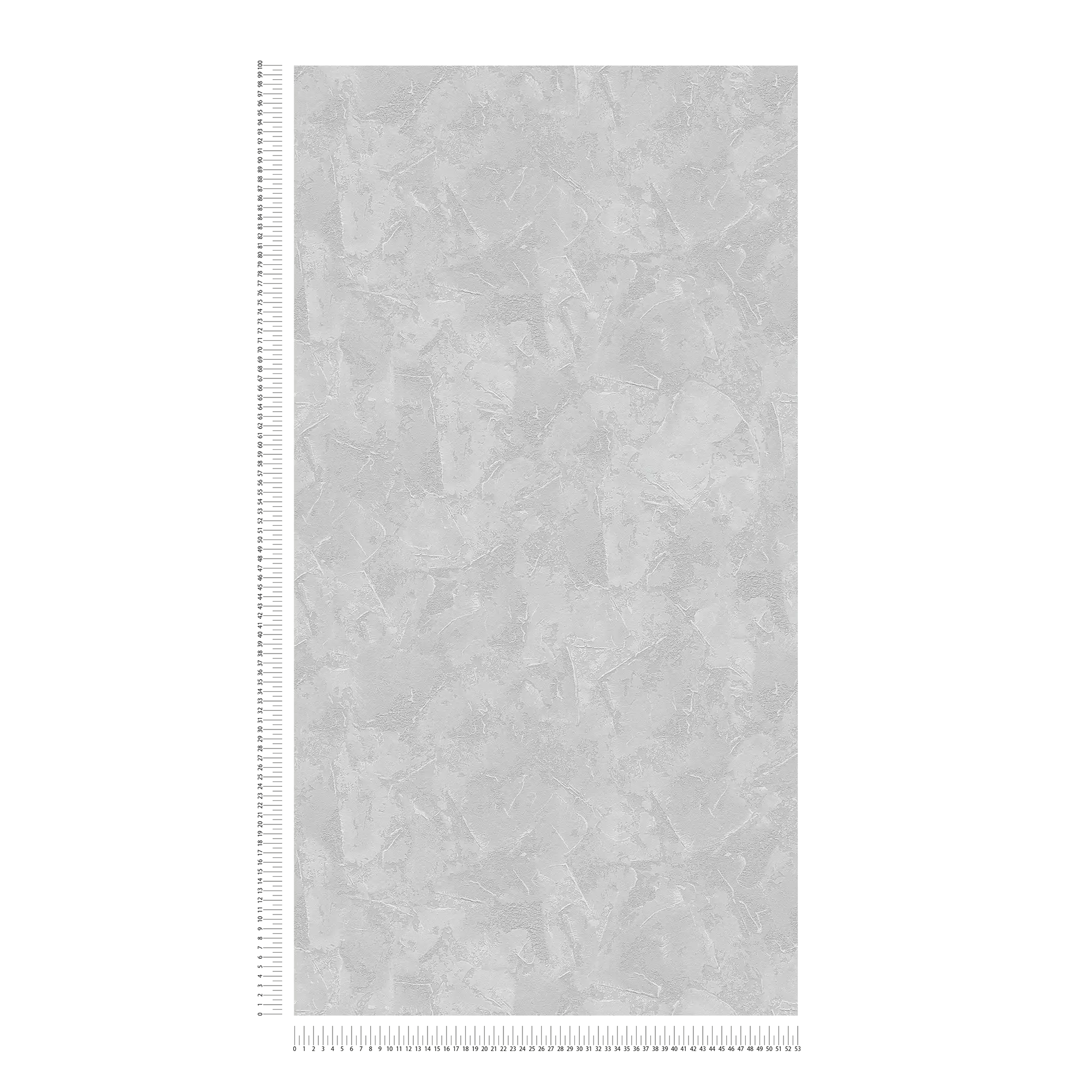             Non-woven wallpaper trowel plaster look with textured pattern - grey
        
