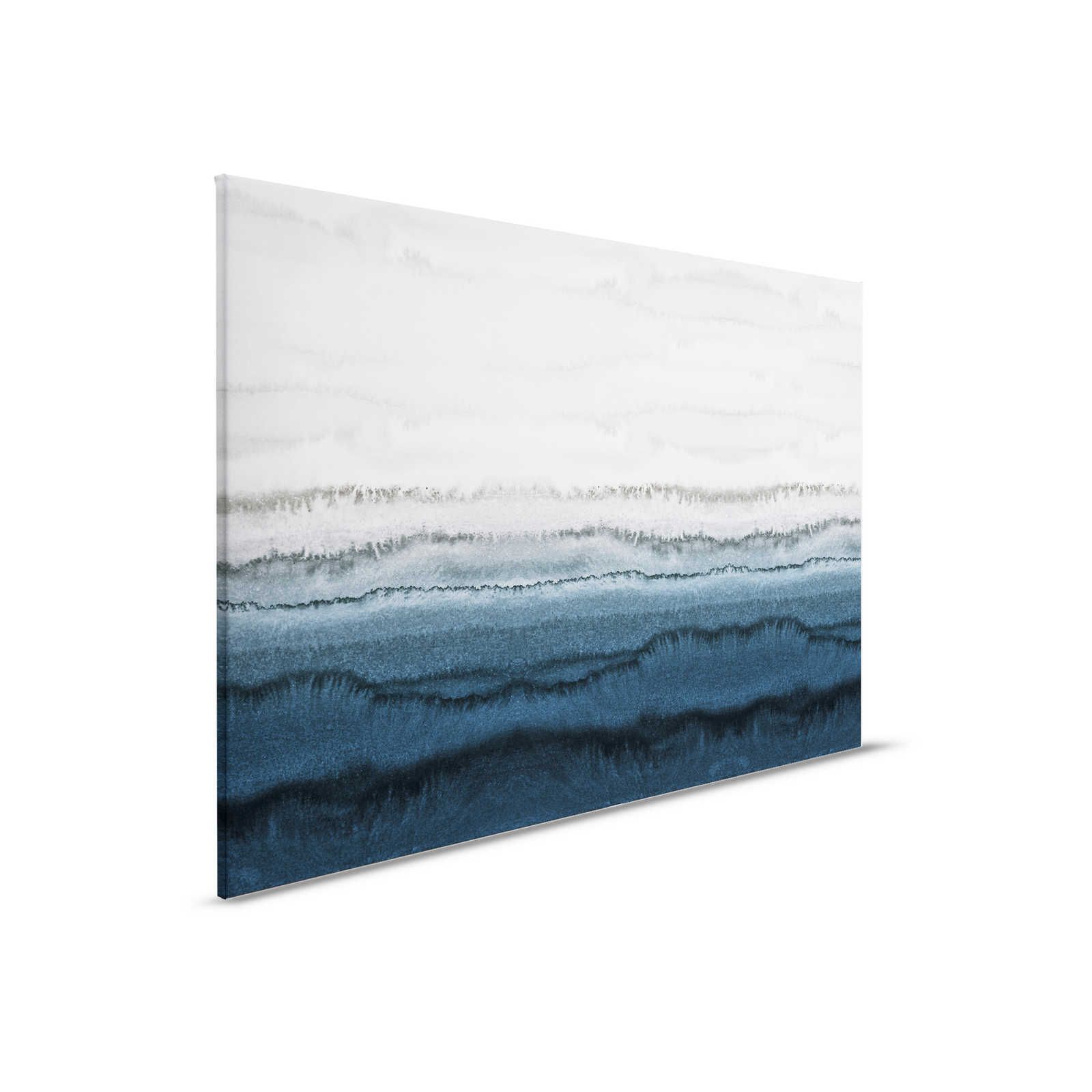         Canvas painting Tides in minimalist watercolour style - 0,90 m x 0,60 m
    