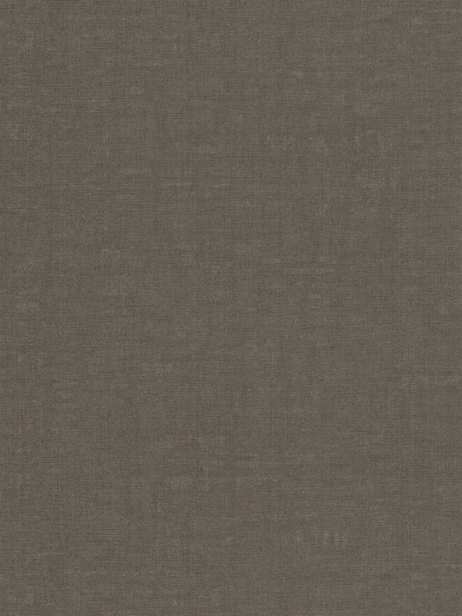 Papier peint marron uni et chiné avec gaufrage structuré
