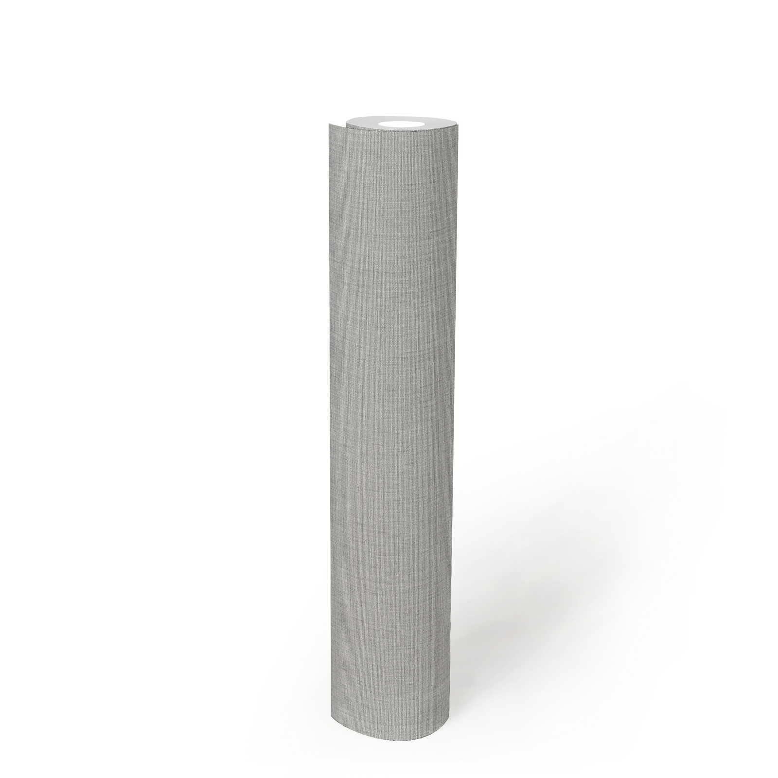             papier peint en papier uni légèrement structuré dans une teinte sobre - gris
        