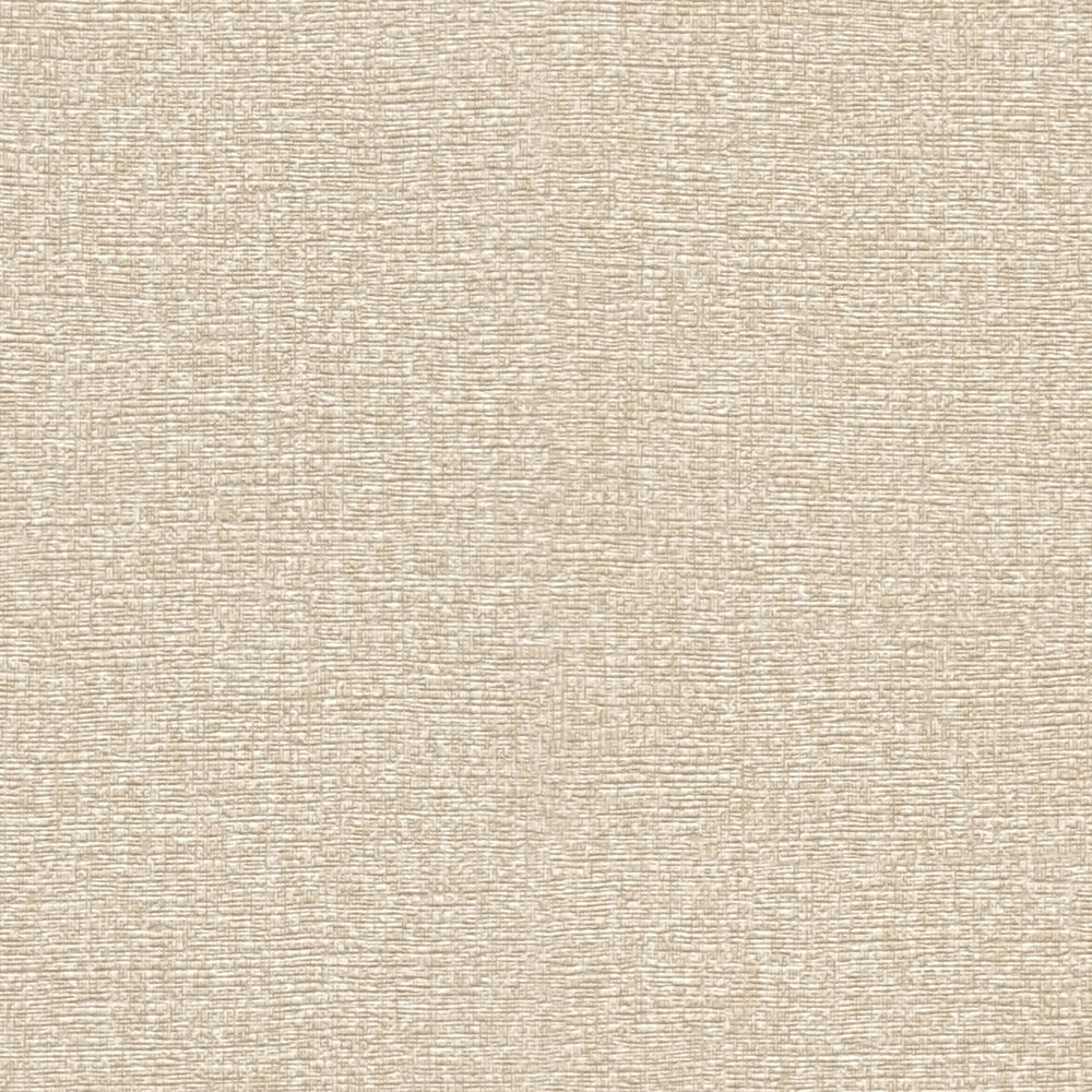             PVC-free non-woven wallpaper with glossy polka dot pattern - beige
        
