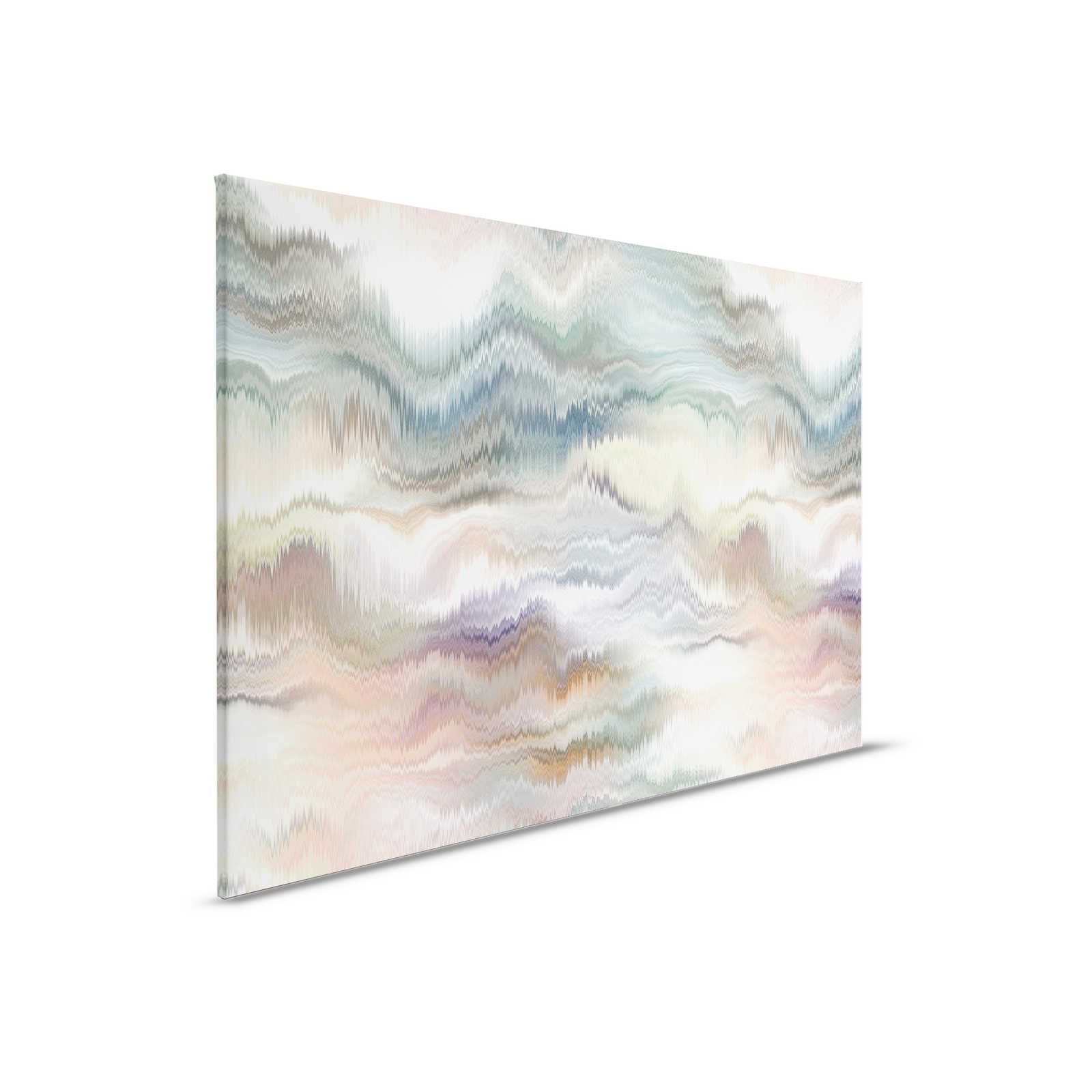         Pastel Palace 2 - Colourful Canvas Painting Pastel Colours & Abstract Pattern - 0.90 m x 0.60 m
    