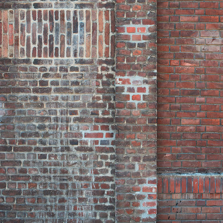 Photo wallpaper red brick wall in industrial style
