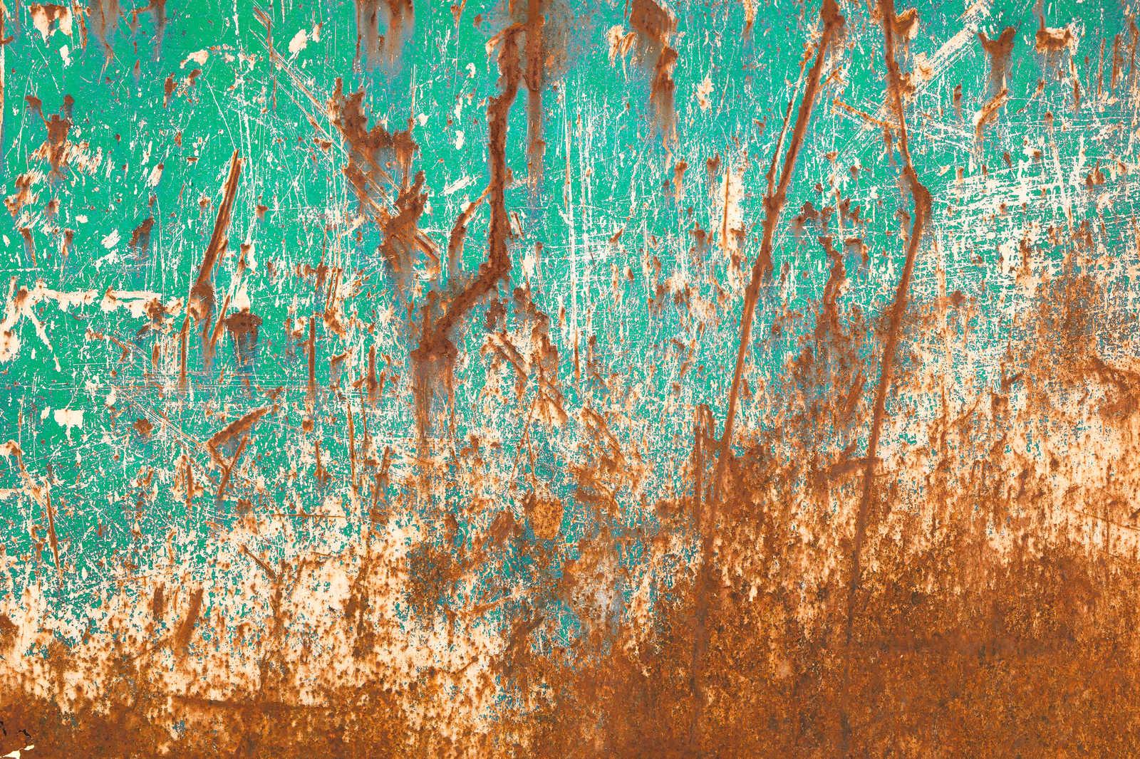            Metal Industrial Style Canvas Painting Rust Look - 0.90 m x 0.60 m
        