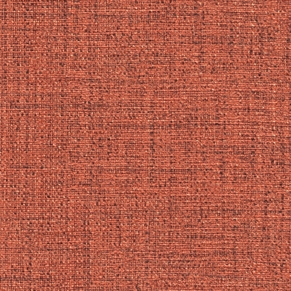             Papel pintado no tejido de color rojo con aspecto textil y diseño de estructura
        