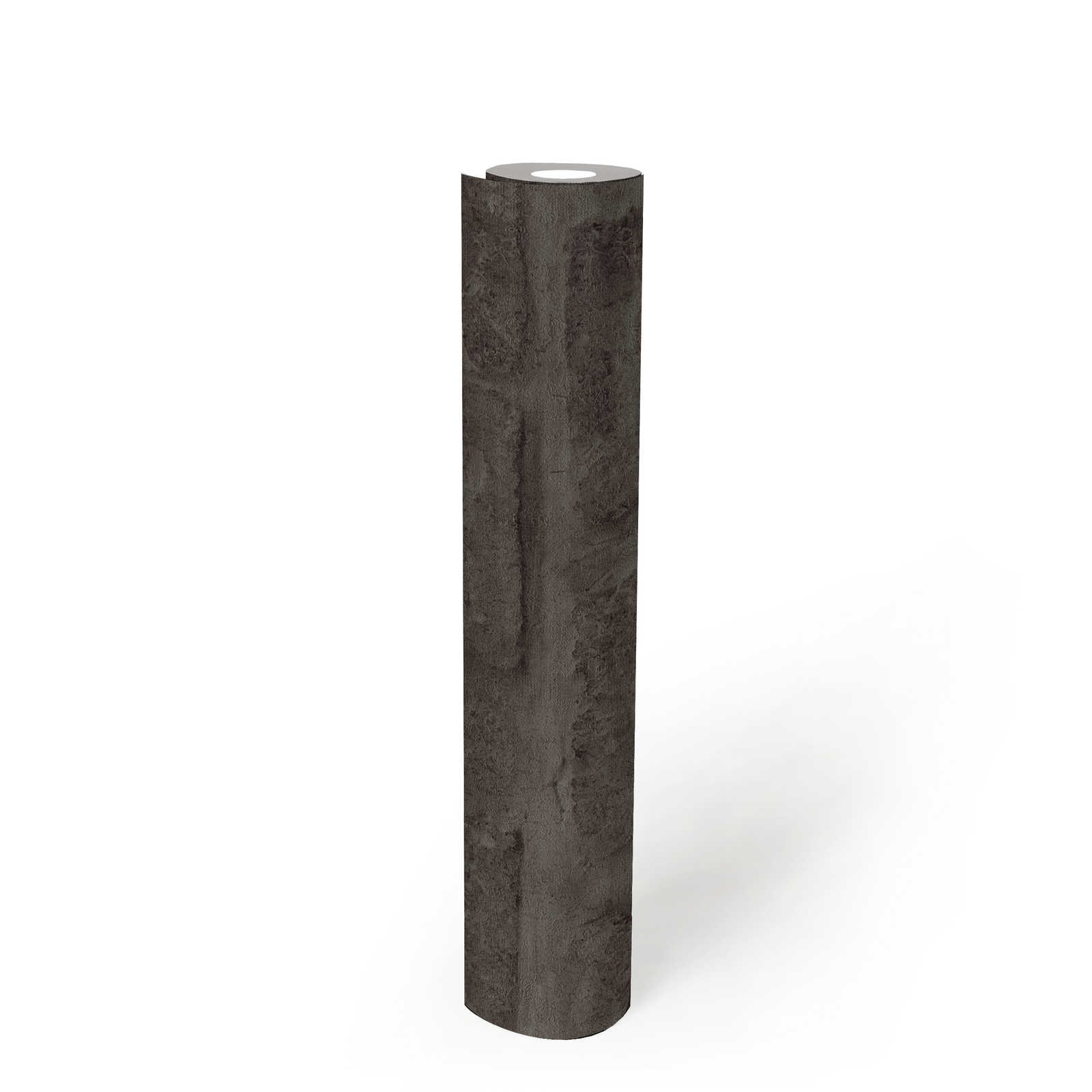             Anthracite Papier peint intissé imitation pierre & mur de briques - gris, noir
        