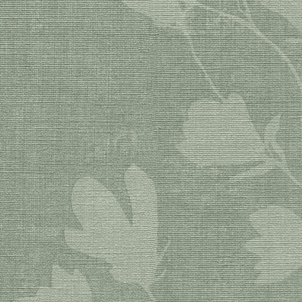             Nature wallpaper with leaf motif - green
        