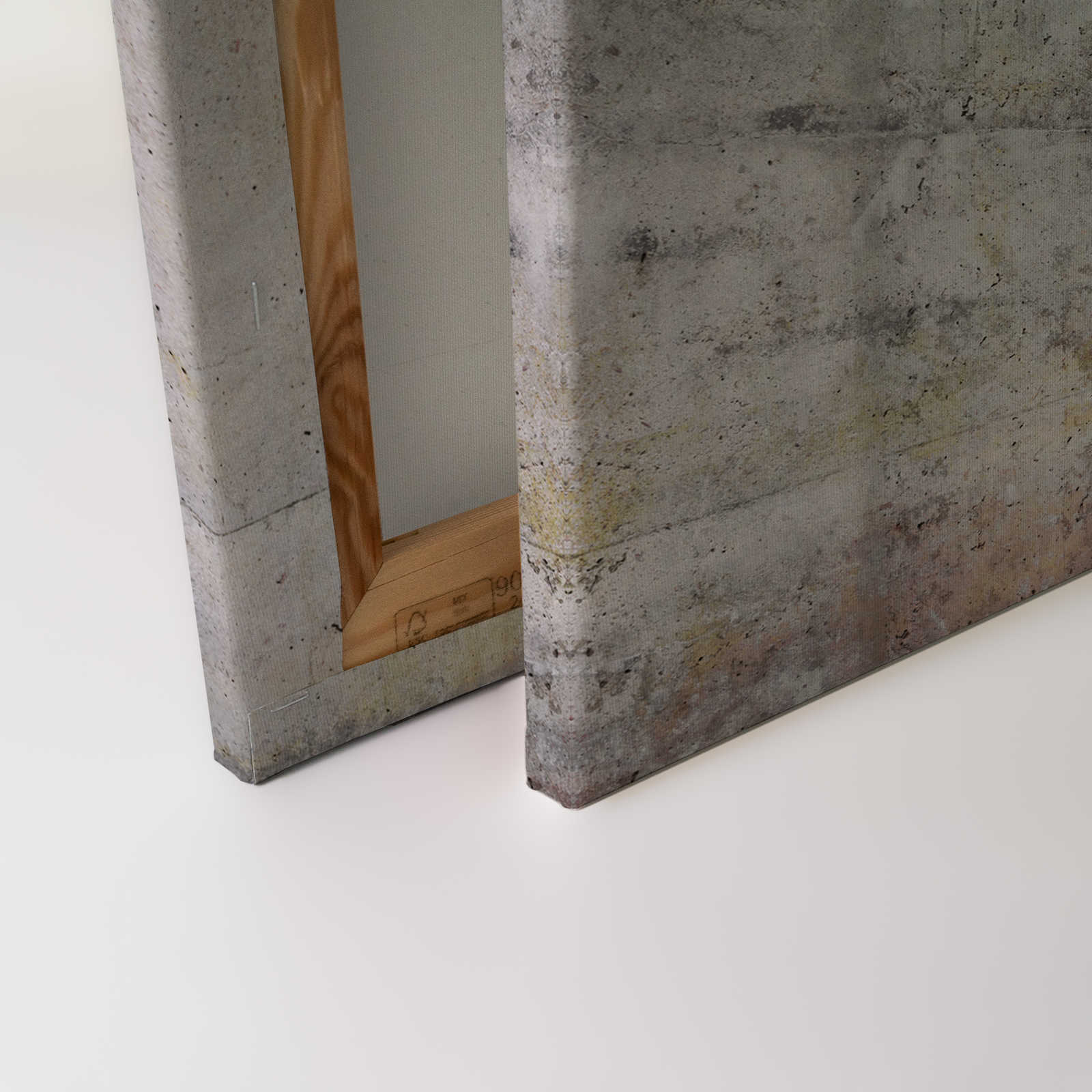             Canvas painting Concrete Wall Optics with Crack - 1.20 m x 0.80 m
        