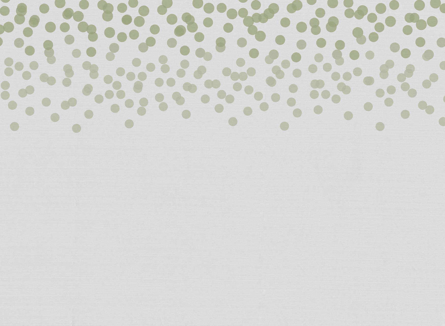             Papel pintado fotográfico con un discreto diseño de puntos - Verde, Gris
        