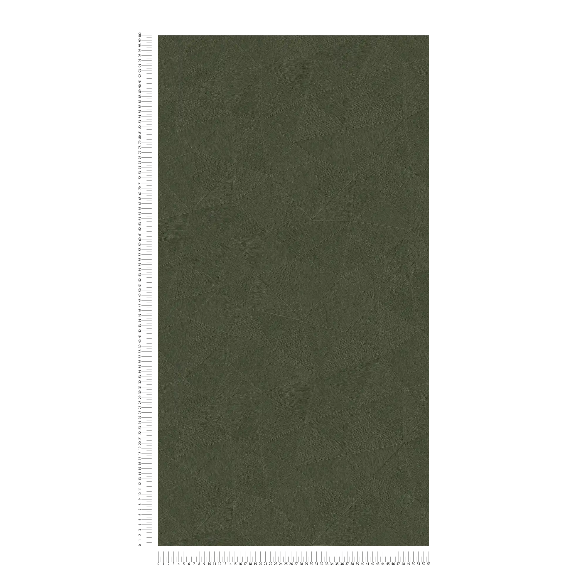             Carta da parati in tessuto non tessuto con sottile motivo grafico - verde
        