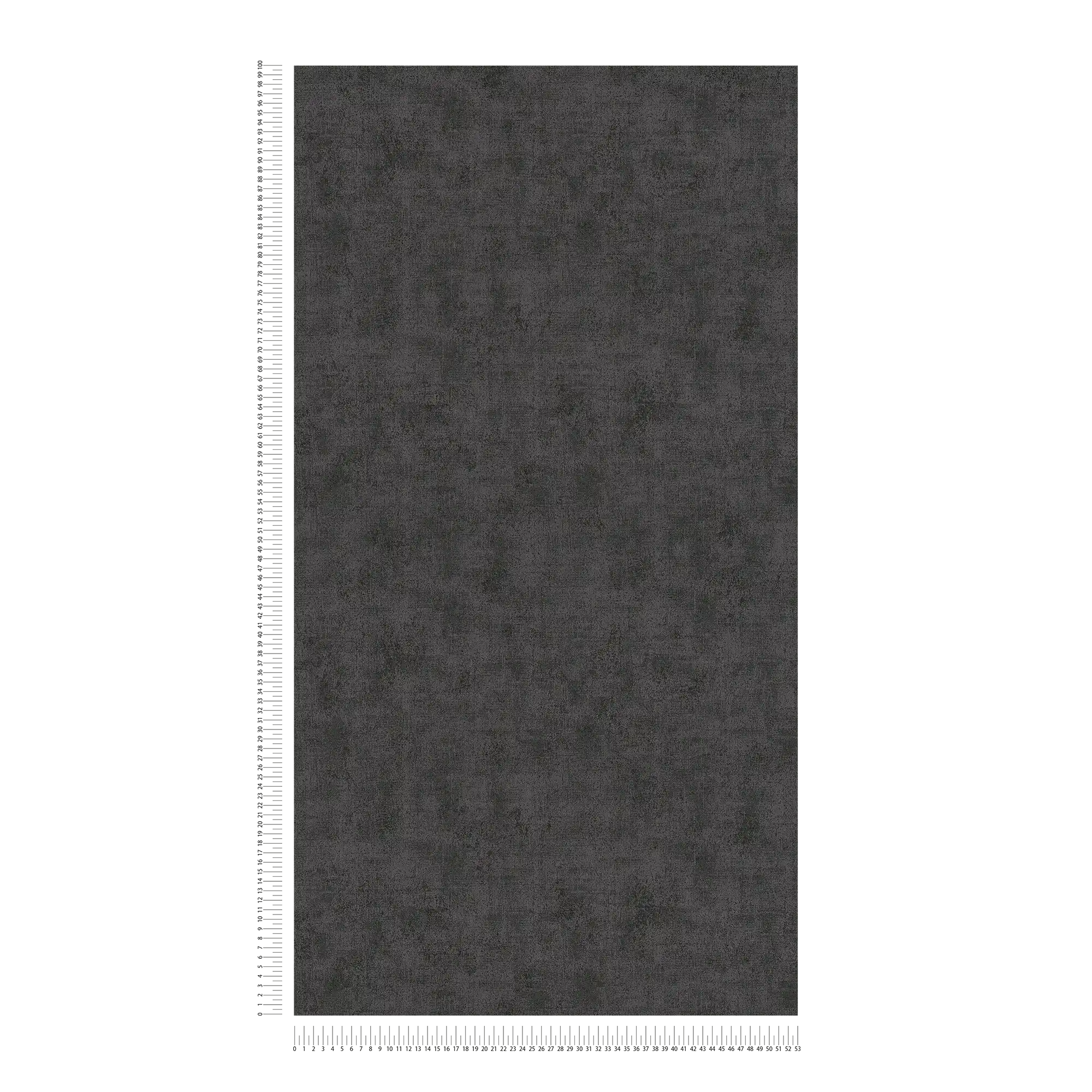             Effen behang met gevlekte structuur look - zwart
        