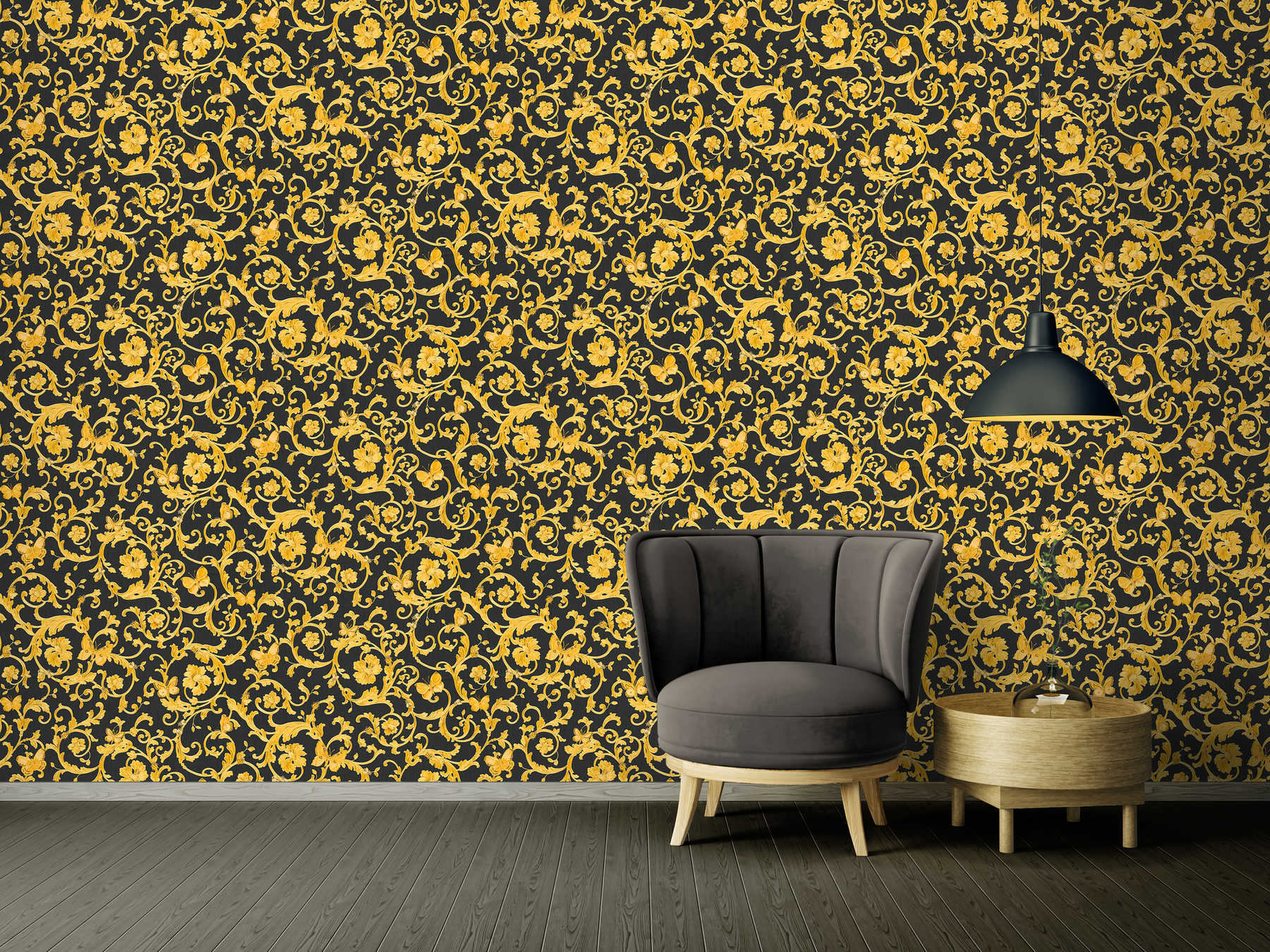 Wallpaper Aphrodite gold | Wallpaper from the 70s