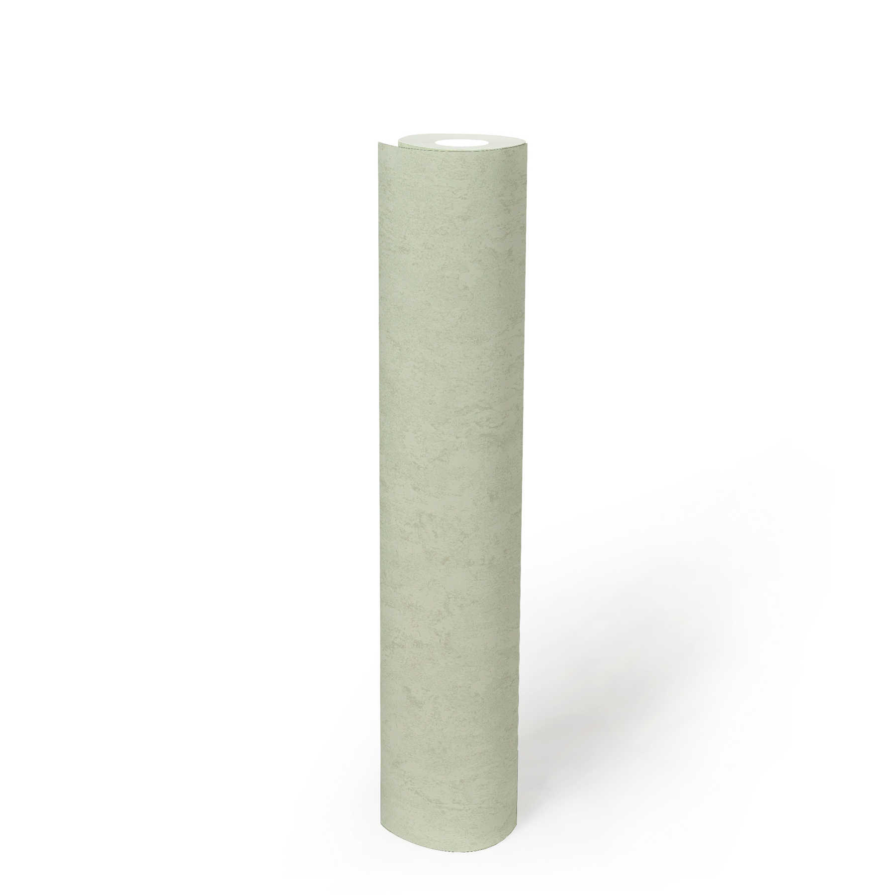            Metallic wallpaper light green glossy with structure embossing
        