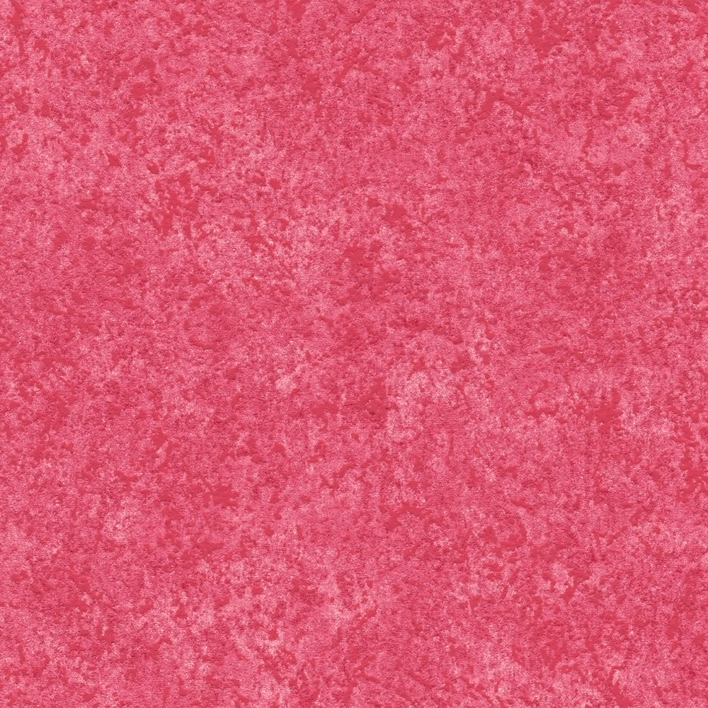             Papier peint intissé rose avec aspect crépi chiné - rouge
        