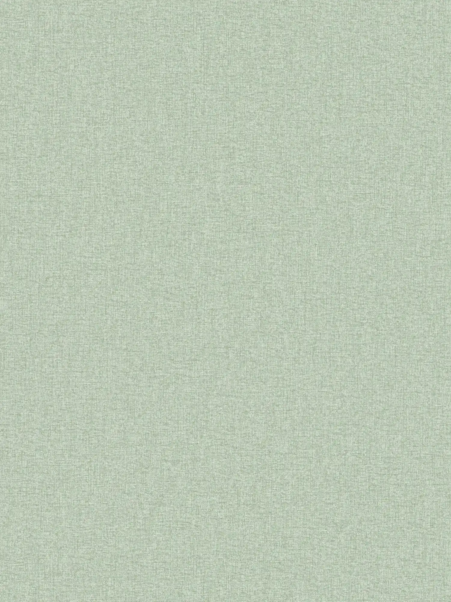 Effen behang in weefsellook met lichte structuur, mat - groen
