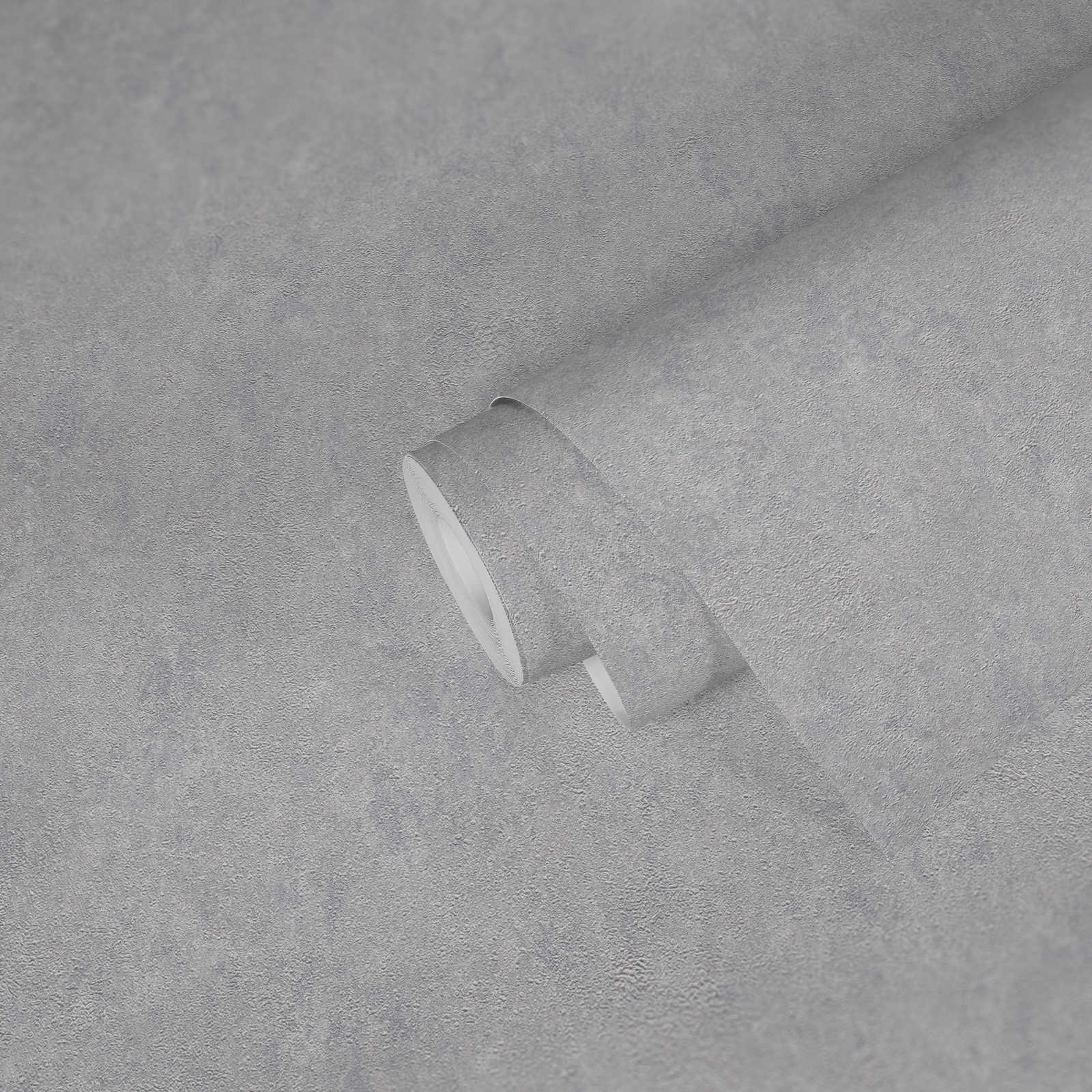             papier peint en papier structuré uni brillant avec effet métallisé - gris, argenté
        