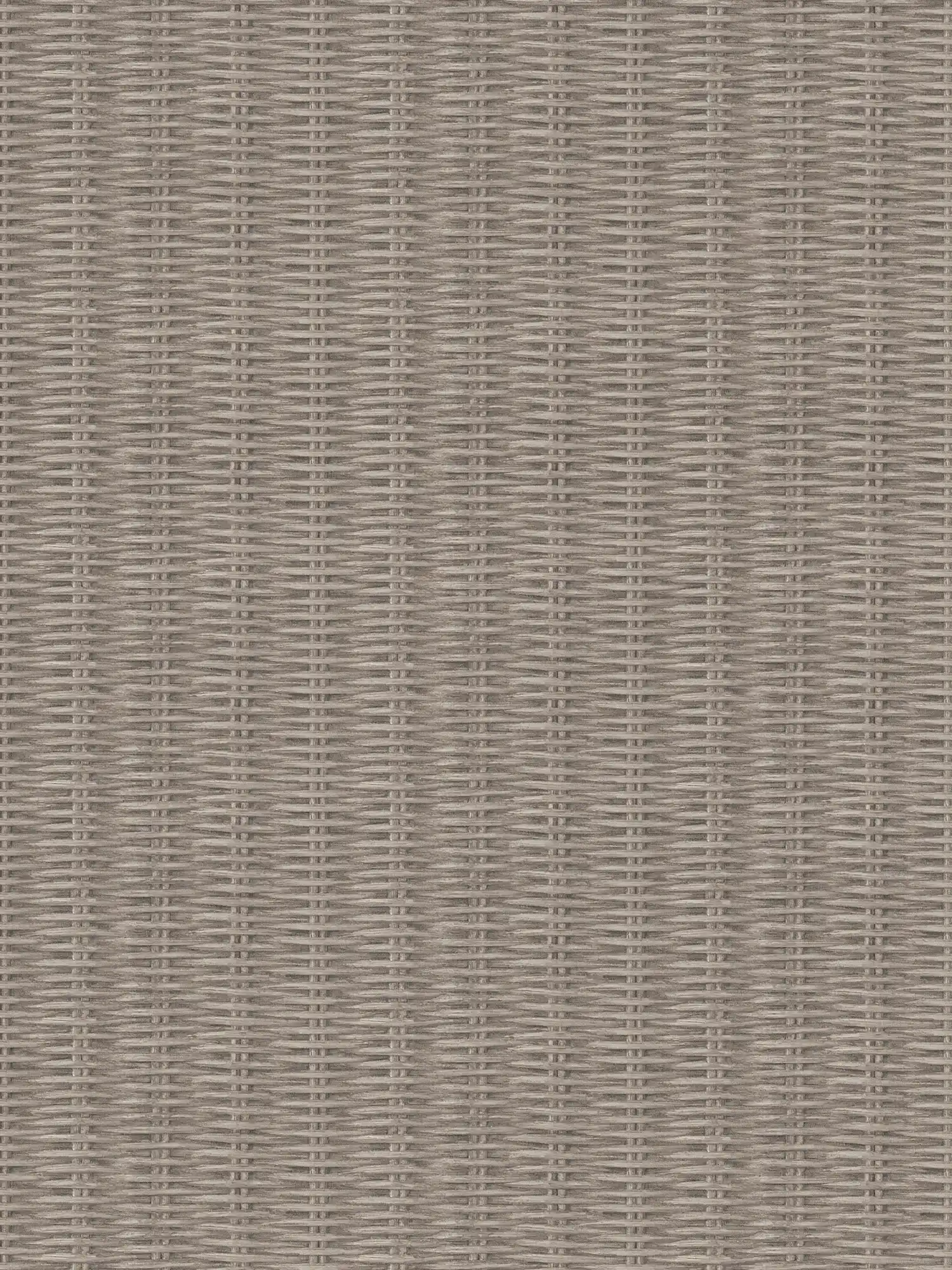 Non-woven wallpaper basket weave, natural look - brown, beige
