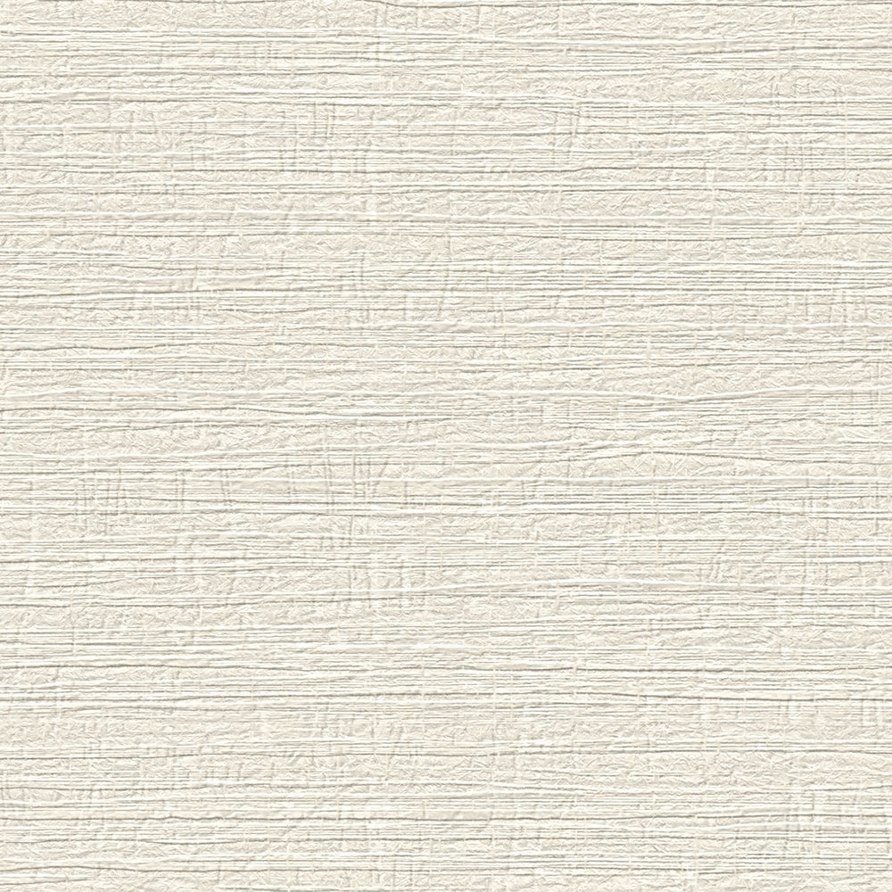             papier peint en papier uni légèrement structuré aspect textile - beige, crème
        