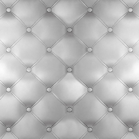         3D photo wallpaper upholstery look silver grey with diamond pattern
    